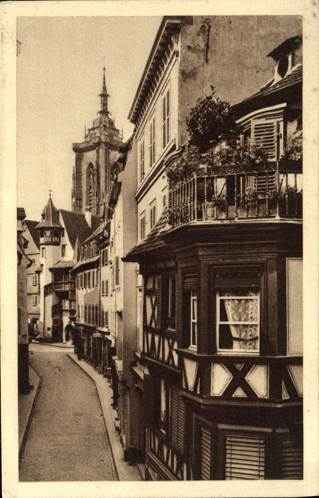 CPA Colmar Rue Des Marchands