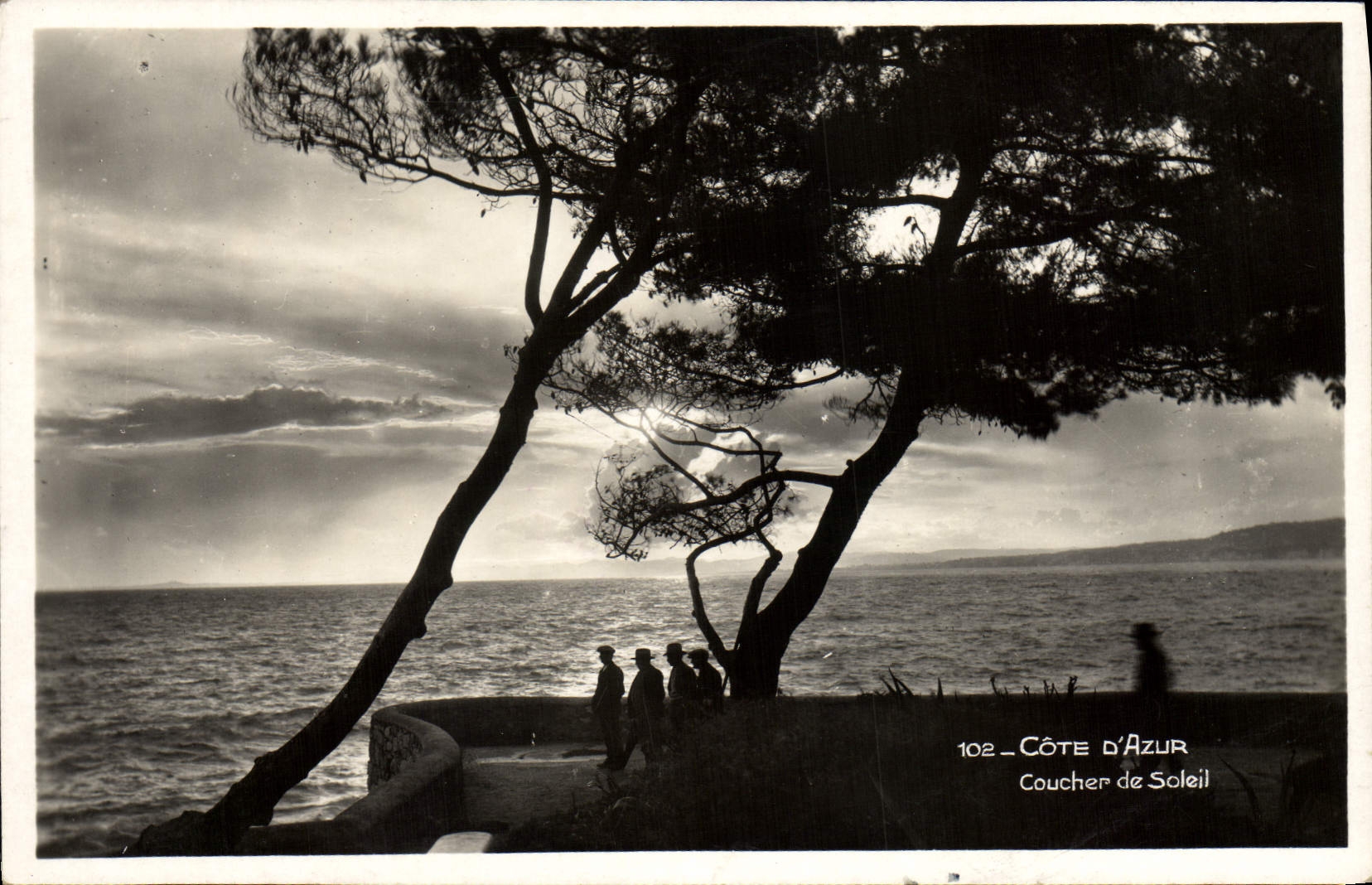 CPM Cote D'Azur Coucher Des Soleil