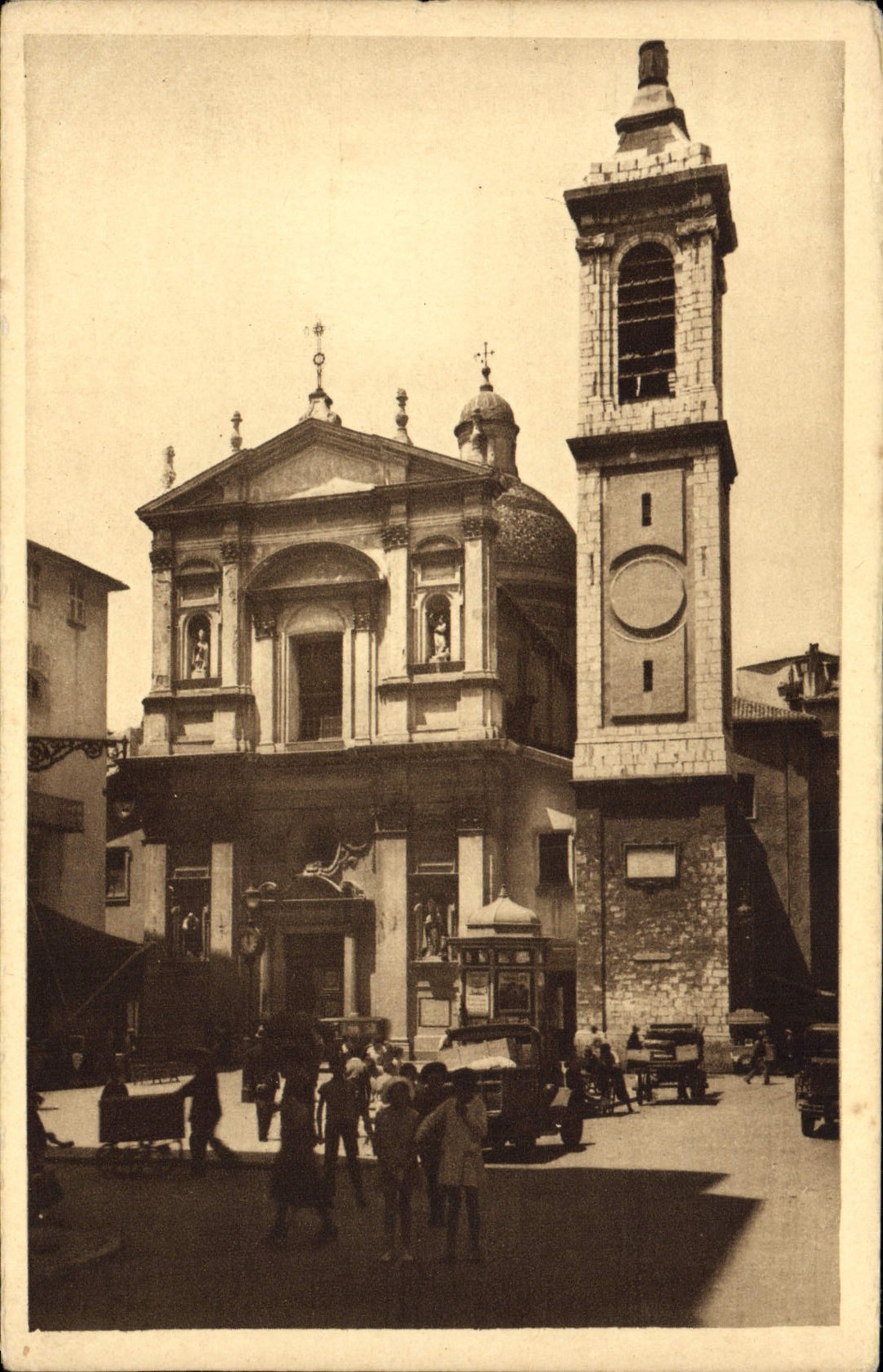 De la VENDIMIA de la POSTAL Niza de la catedral niños de Reparate Sainte