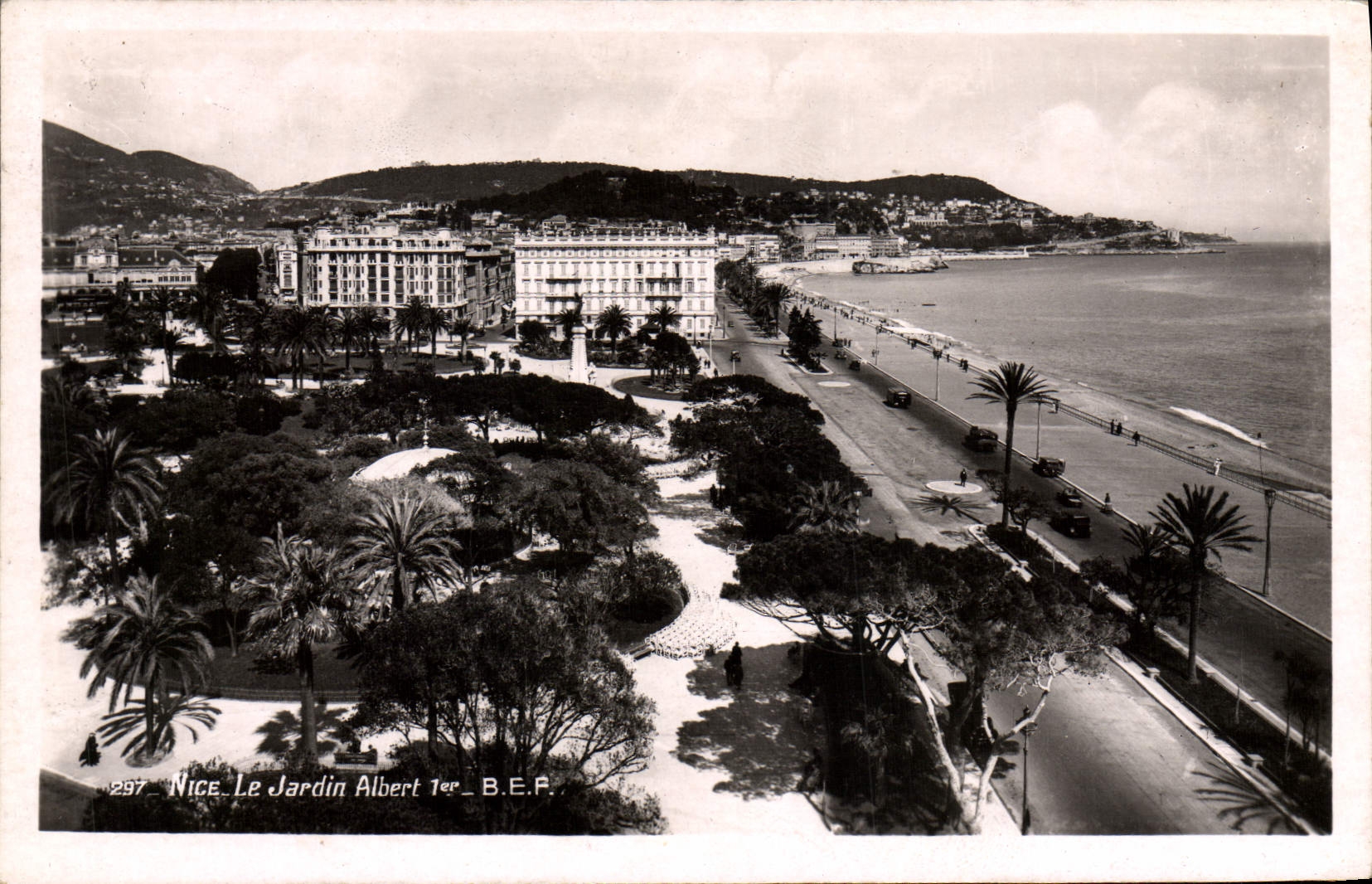CPA Nice Le Jardin Albert 1er