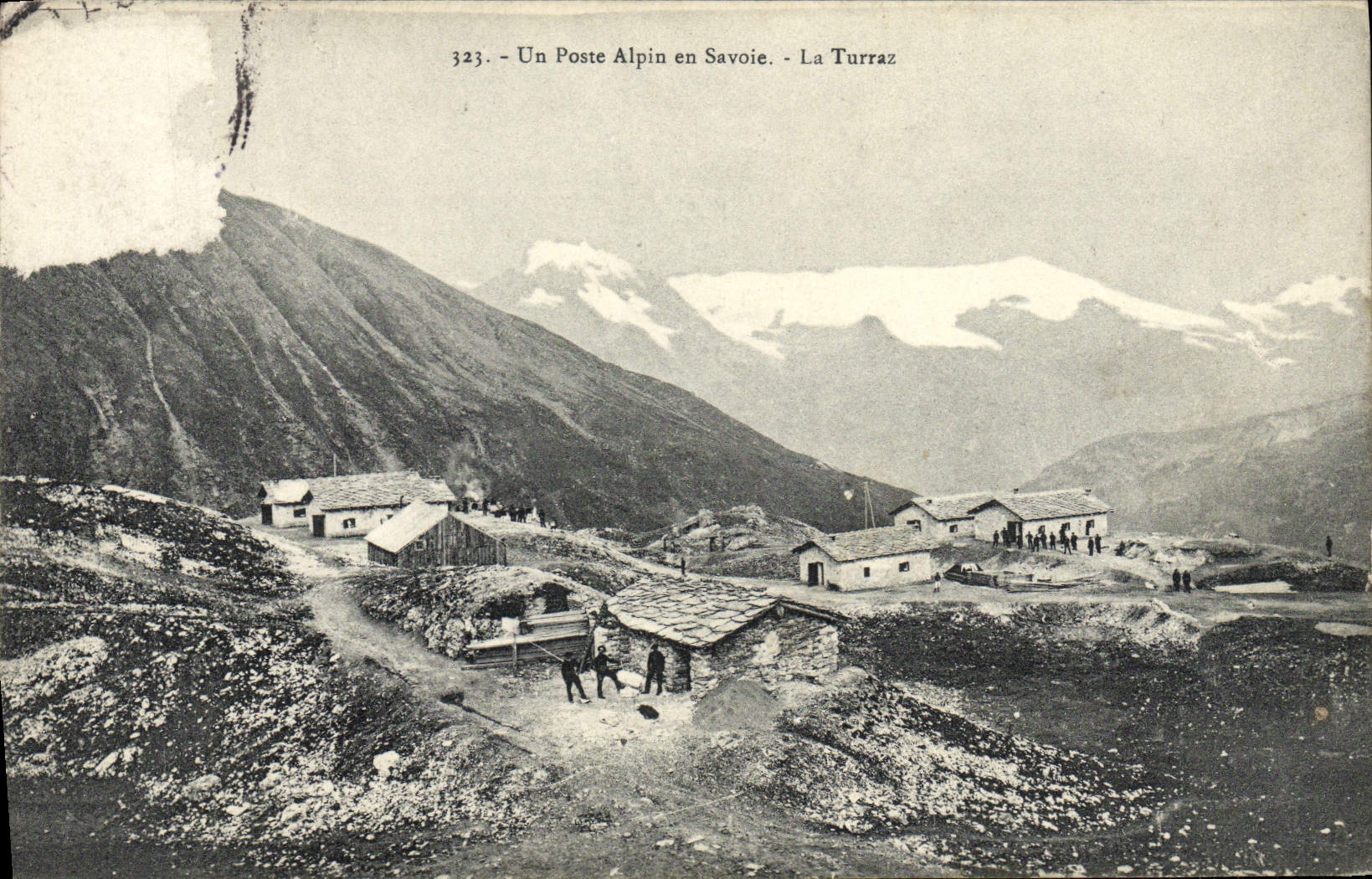 VINTAGE POSTCARD an Alpine Station In Savoy Turraz