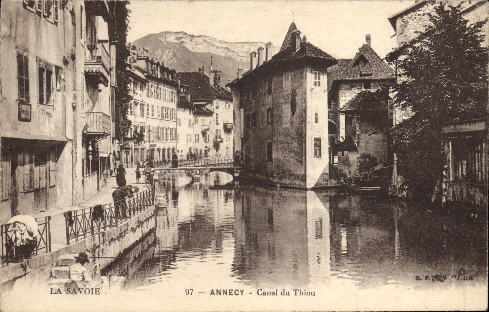 CPA Annecy Canal Du Thiou