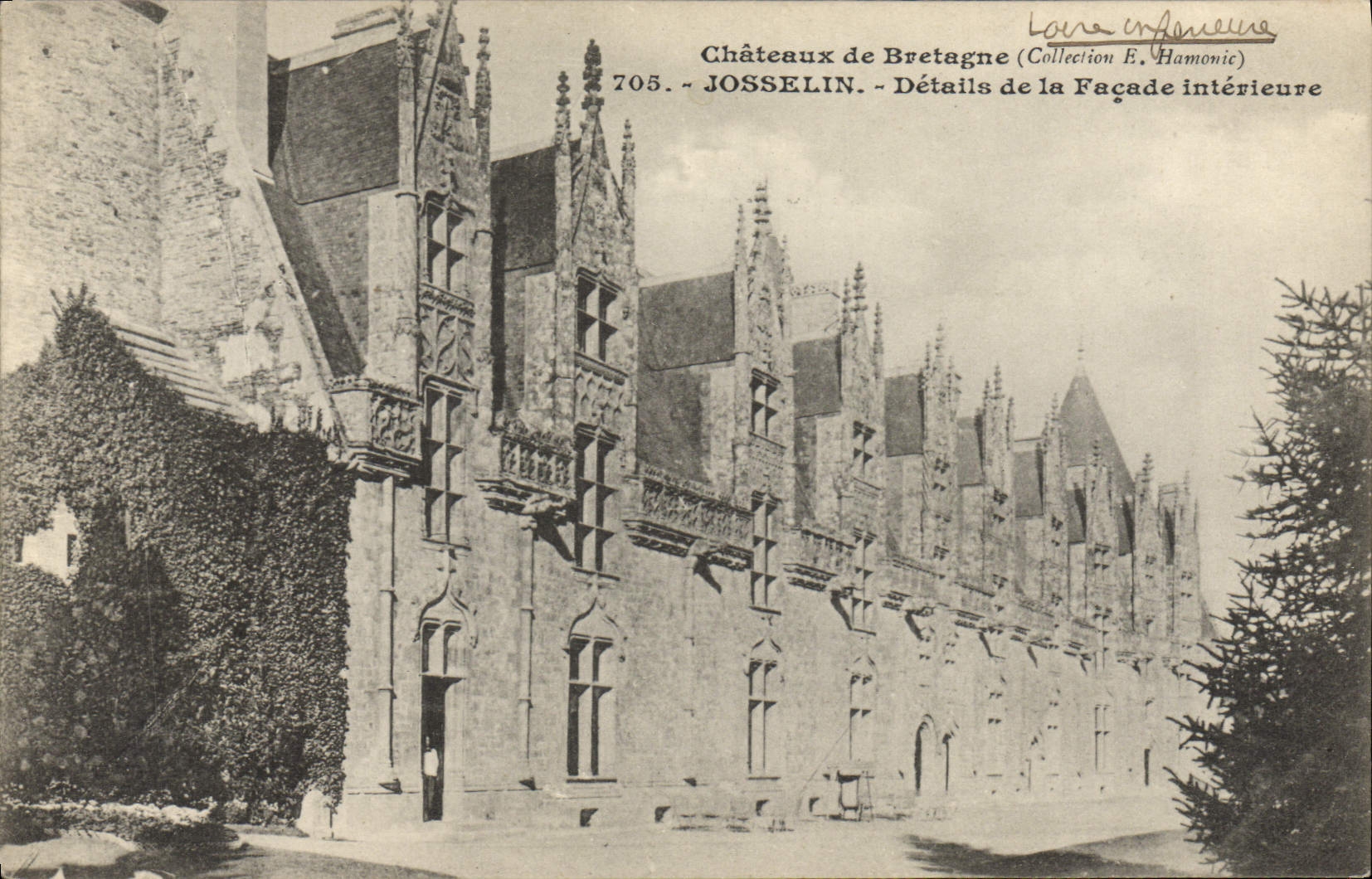 CPA Josselin Details De La Facade Interieure