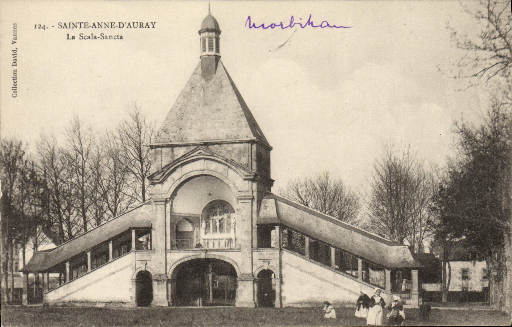 VINTAGE POSTCARD Sainte Anne Dauray Sancta La Scala