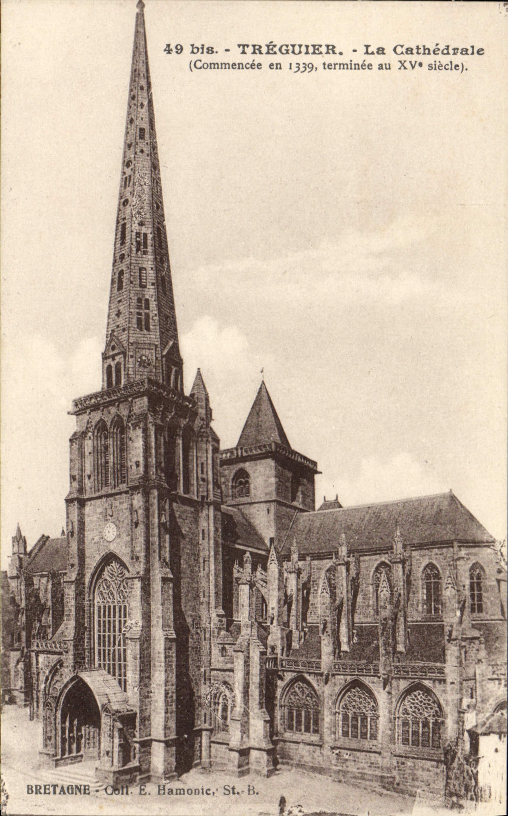 CPA Treguier La Cathedrale