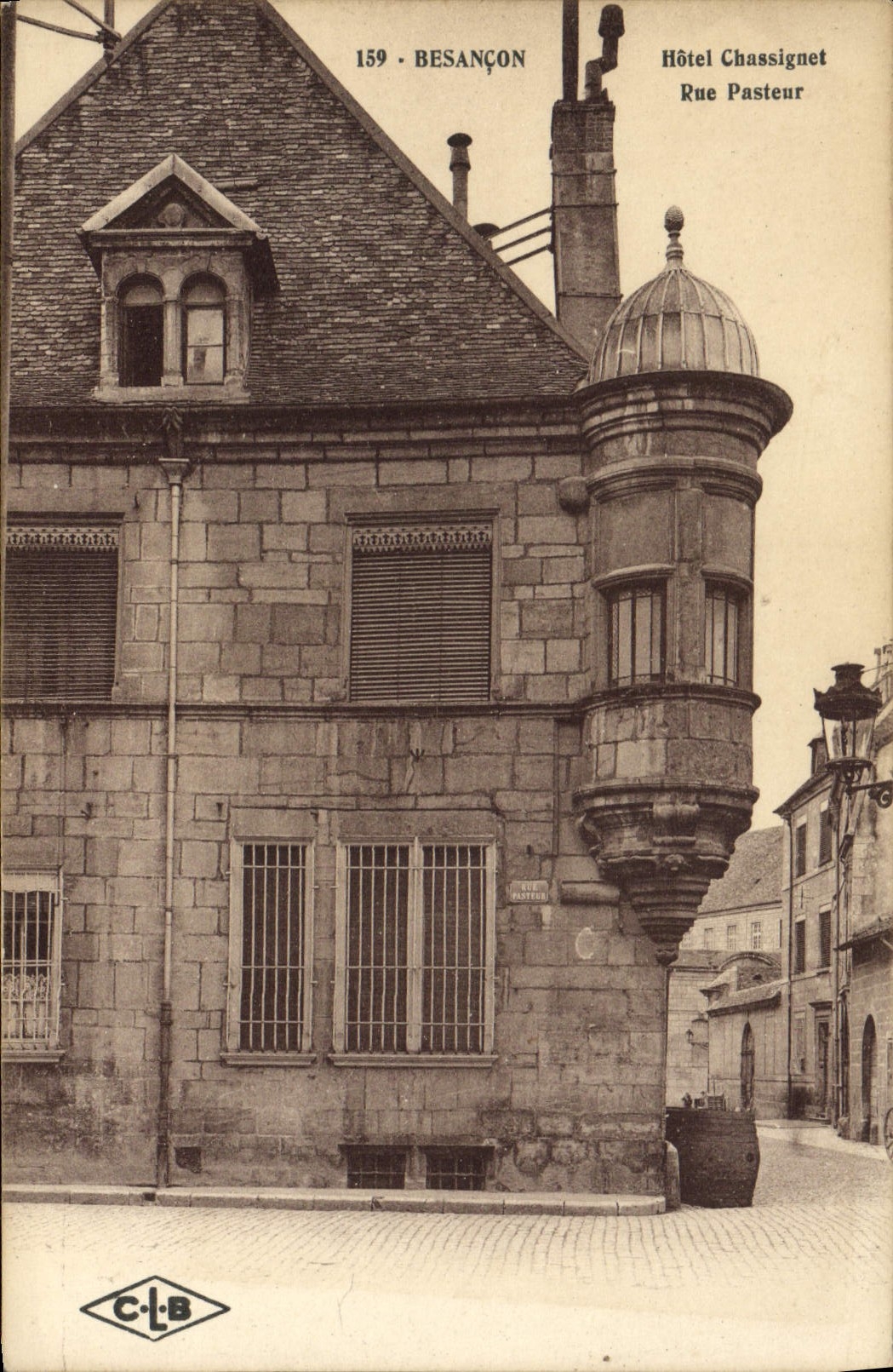 CPA Besancon Hotel Chassignet Rue Pasteur
