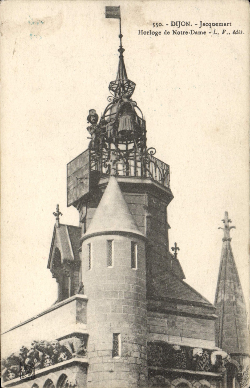 CPA Dijon Jacquemart Horloe De Notre Dame
