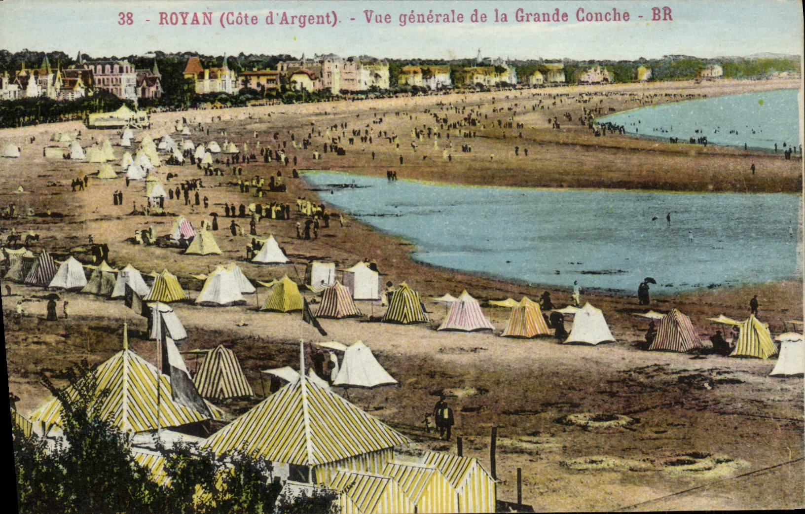CPA Royan Vue Generale De La Grande Conche