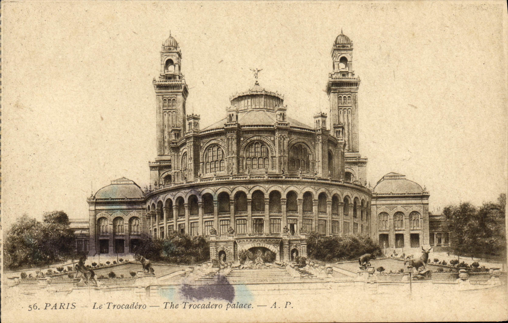 CPA Paris Le Trocadero 