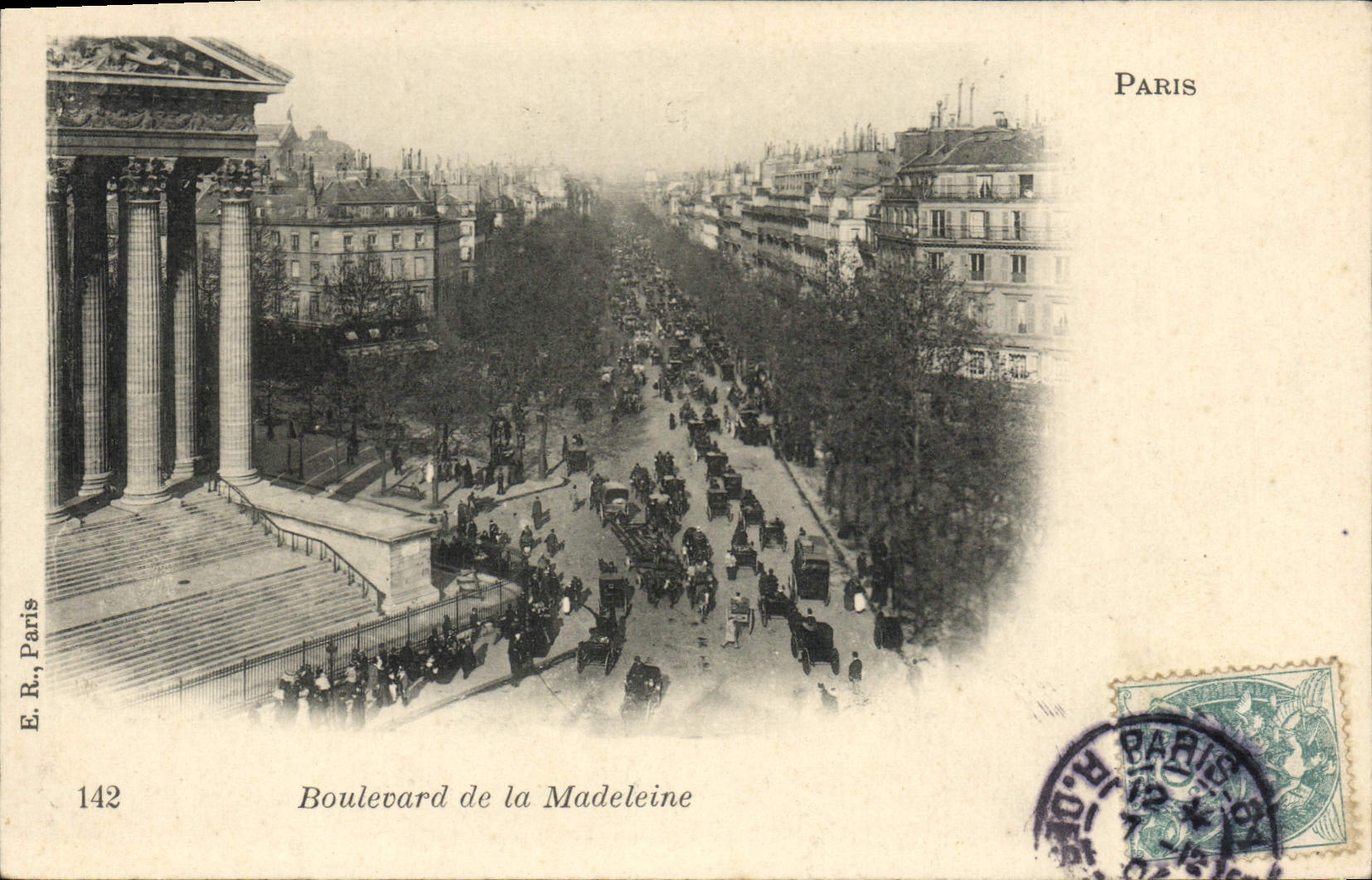 CPA Paris Boulevard De La Madeleine