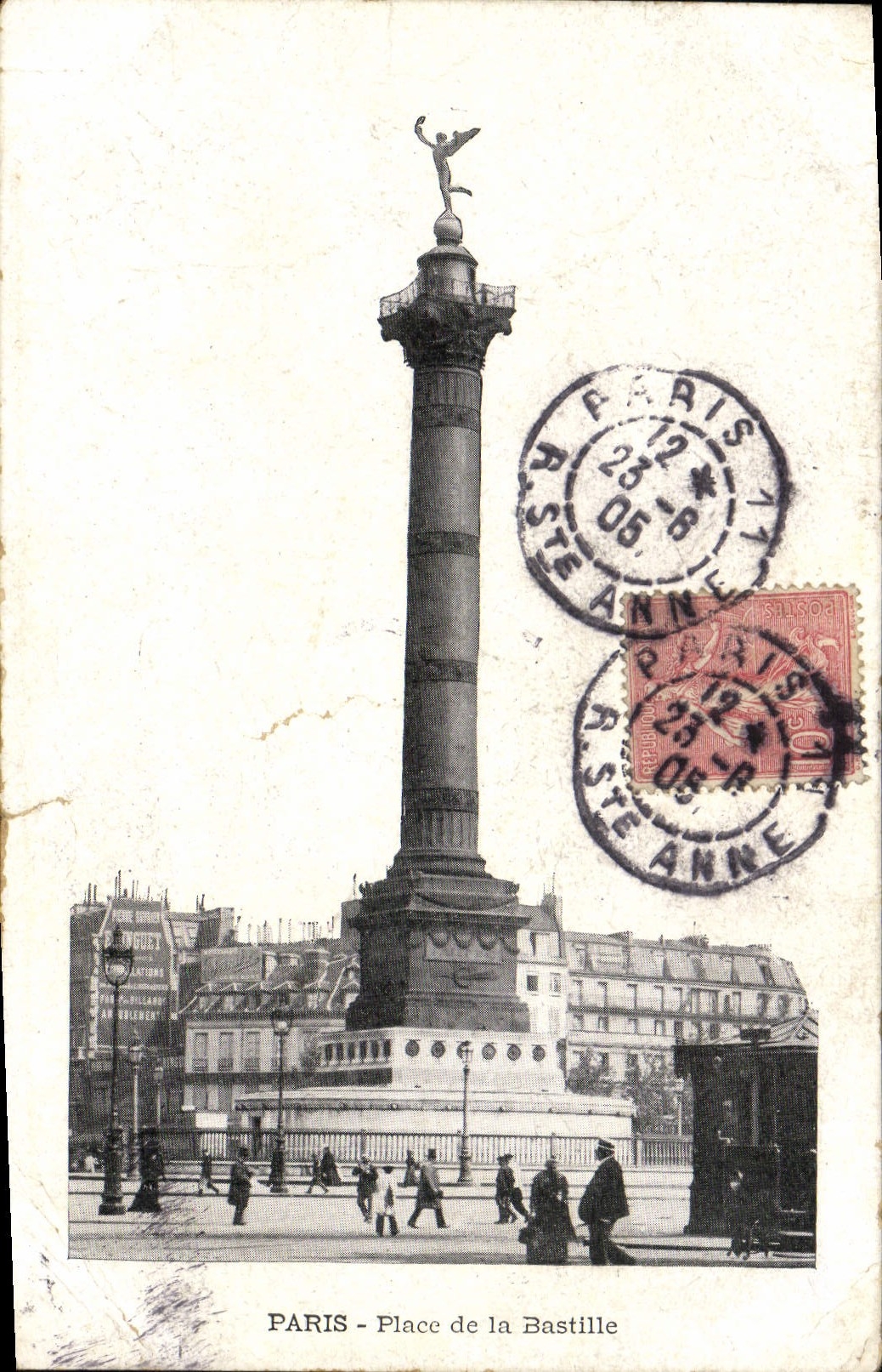 CPA Paris Place De La Bastille