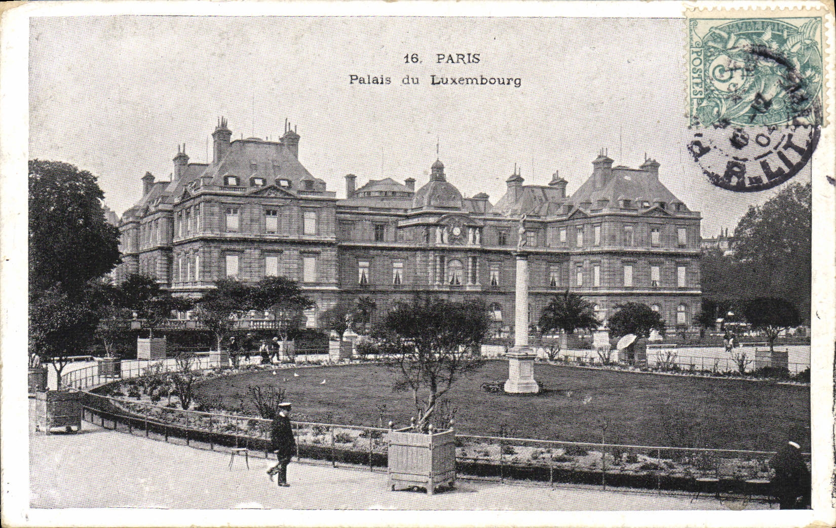 CPA Paris Palais Du Luxembourg