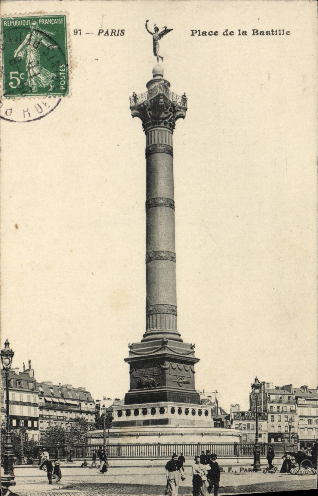 CPA Paris Place De La Bastille