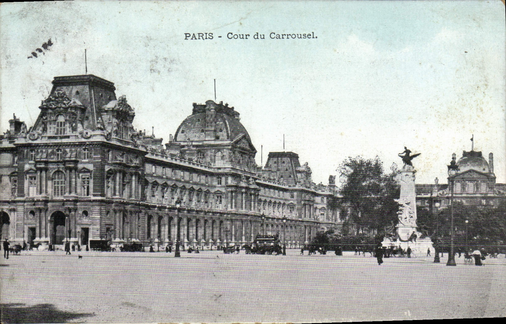 CPA Paris Cour Du Carrousel