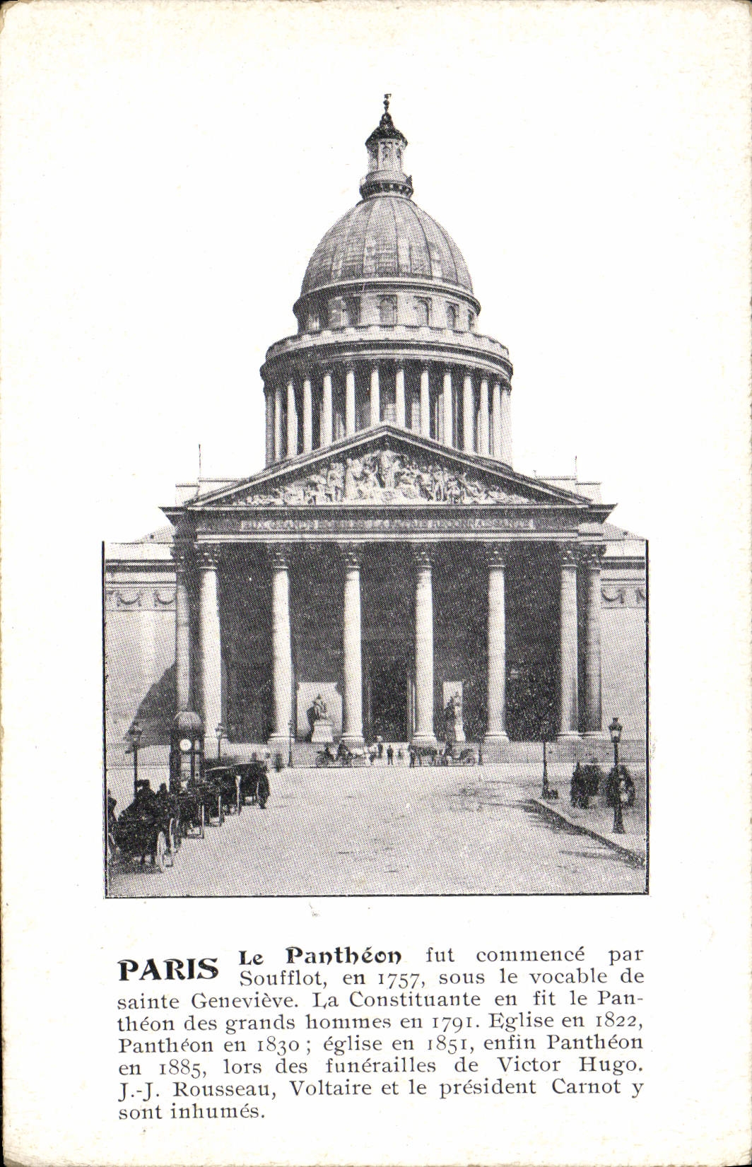 CPA Paris Le Pantheon 