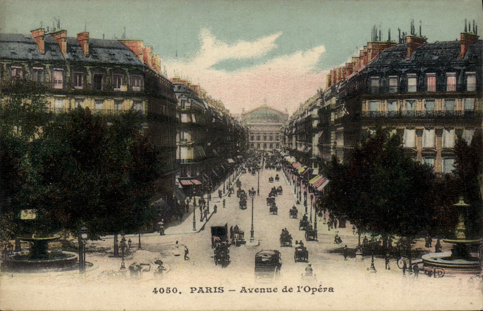 CPA Paris Avenue De I'Opera