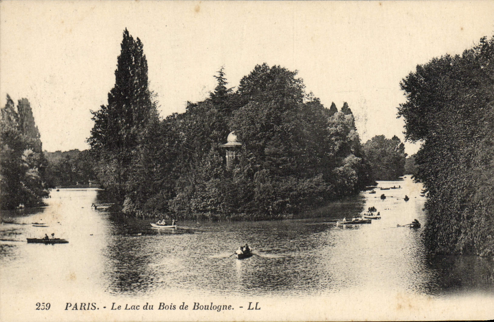 CPA Paris Le Lac Du Bois De Boulogne