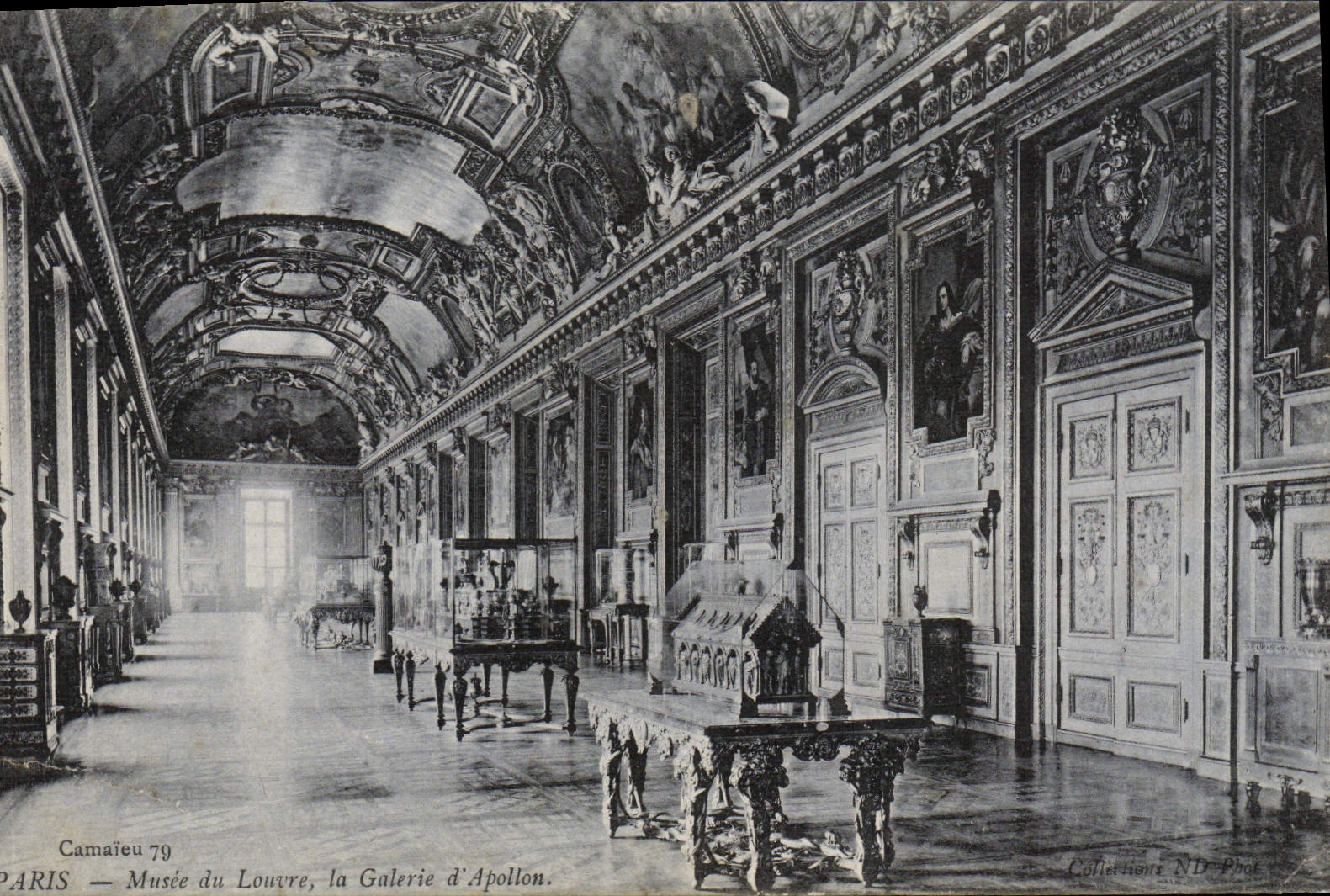 CPA Paris Musee du Louvre La galerie d'Apollon