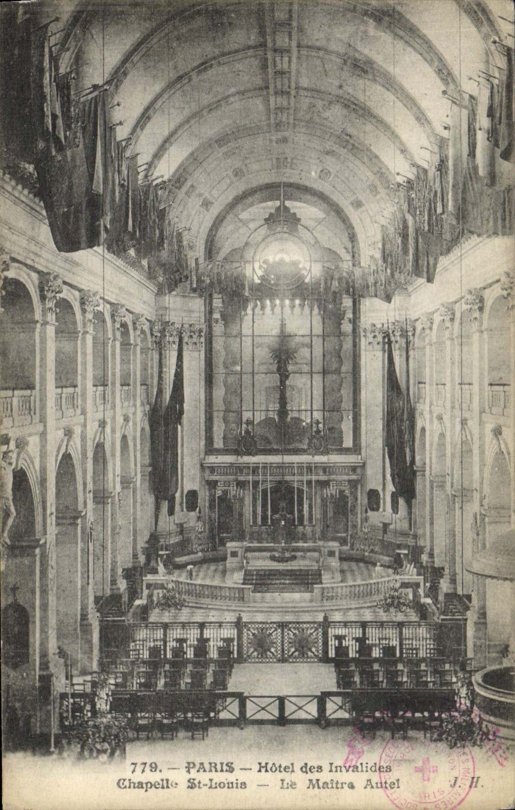CPA Paris Hotel Des Invalides Chapelle St louis Le maitre autel 