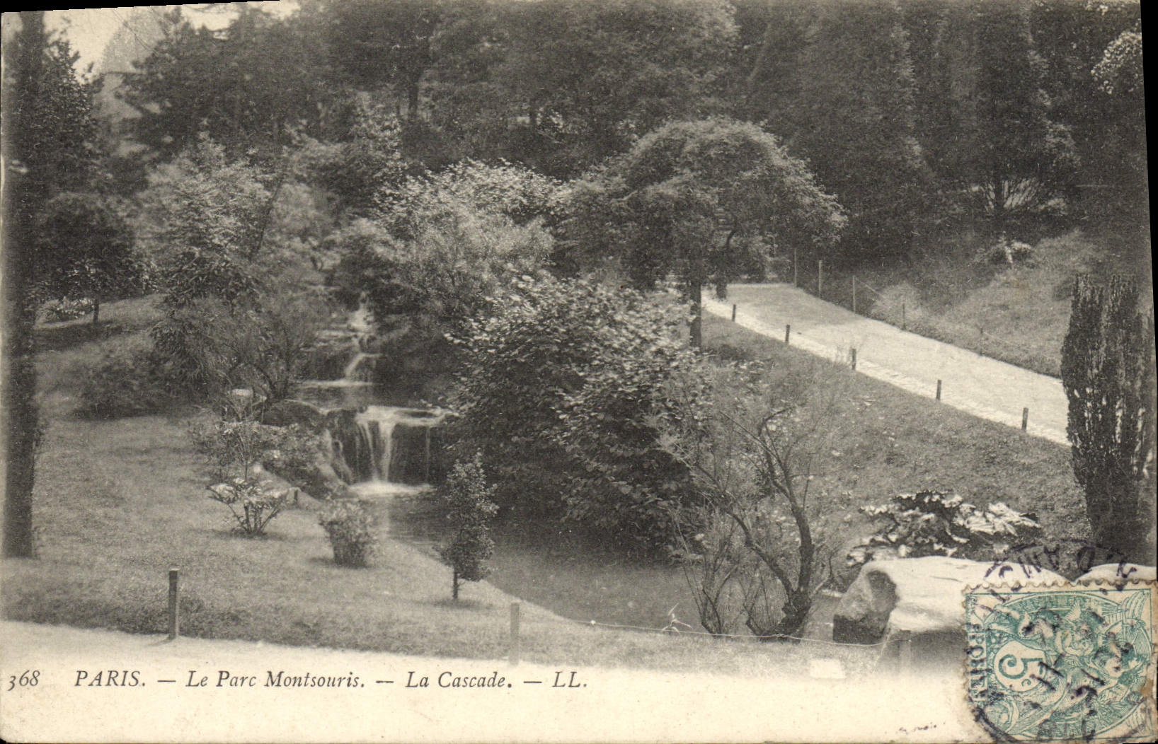 CPA Paris Le Parc Montsouris La Cascade