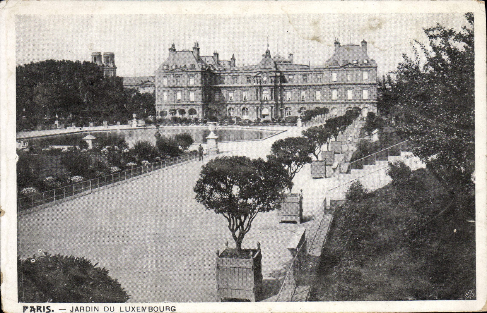 CPA Paris Jardin Du Luxembourg