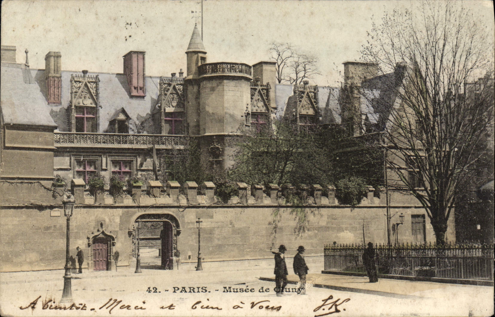 CPA Paris Musee de Ciuny