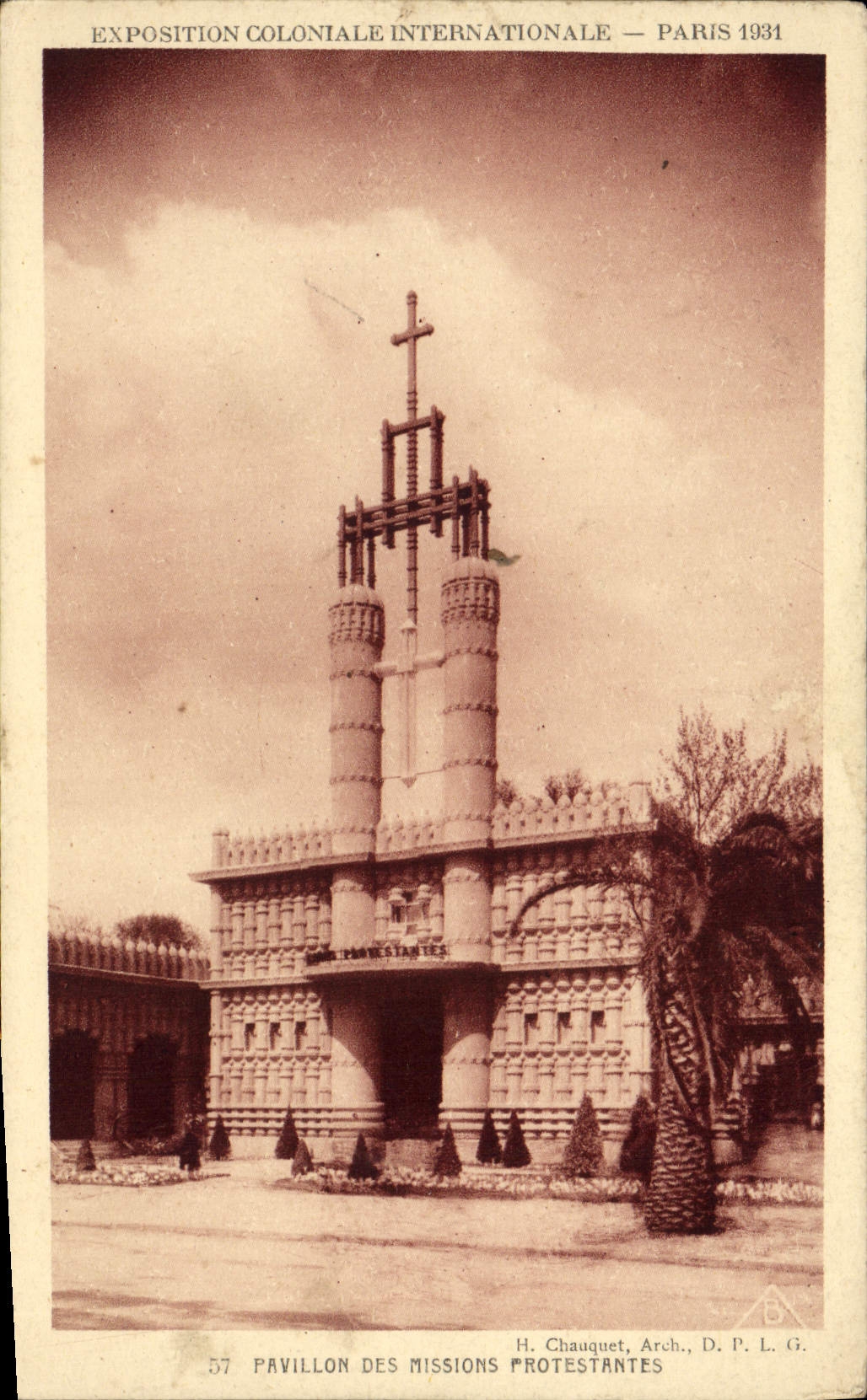 CPA Paris Exposition coloniale internationale 1931 Pavillon des missions protestantes