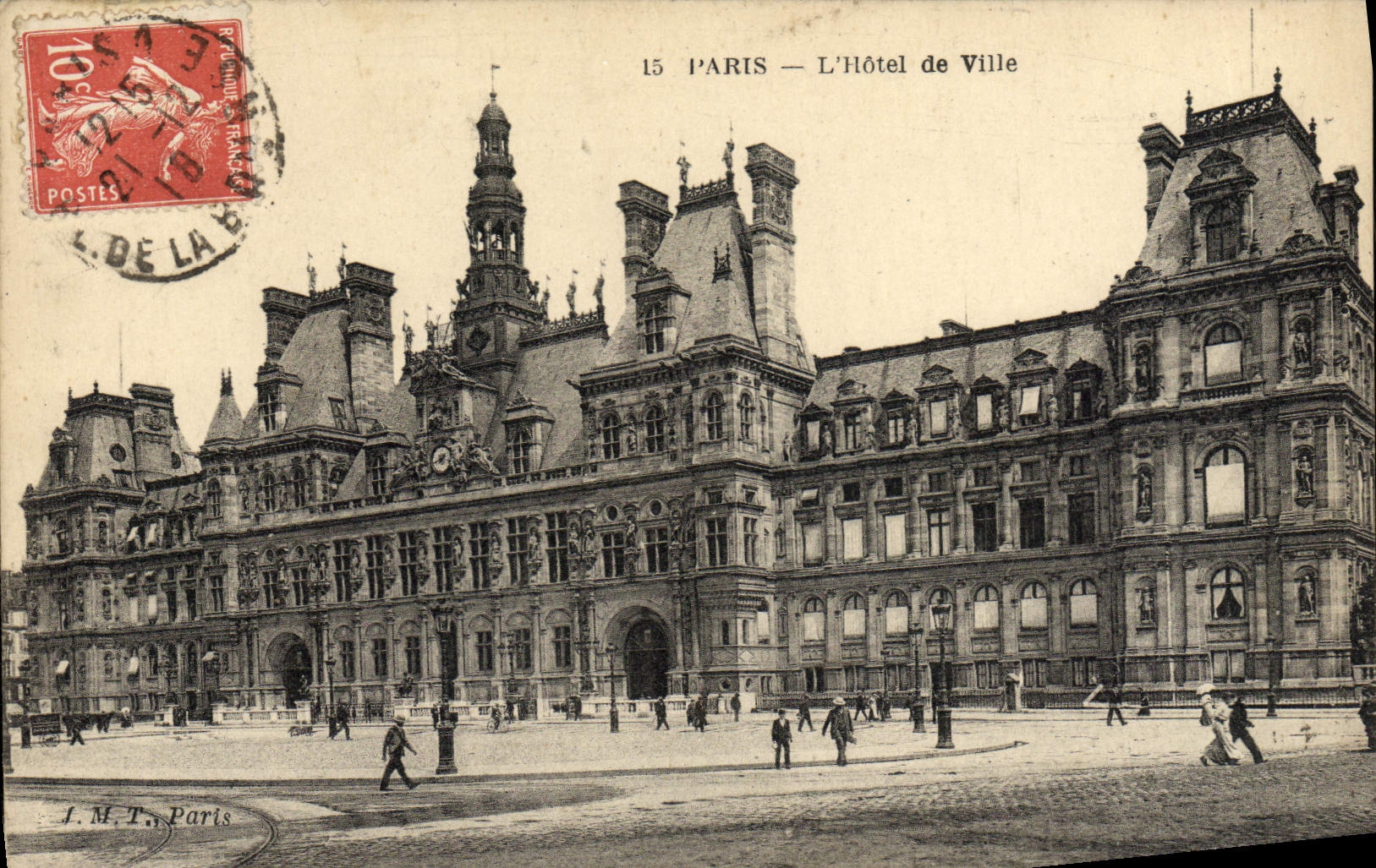 CPA Paris L'Hotel de Ville