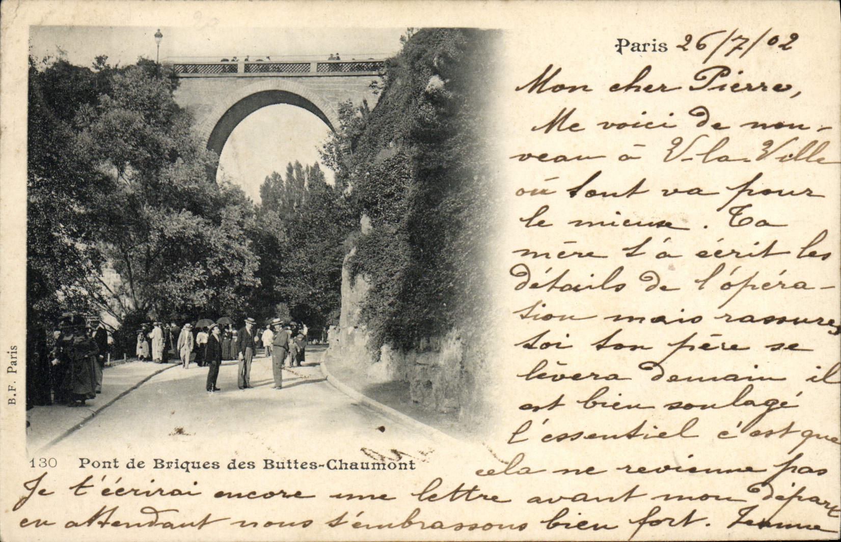 CPA Paris de Briques des Buttes Chaumont