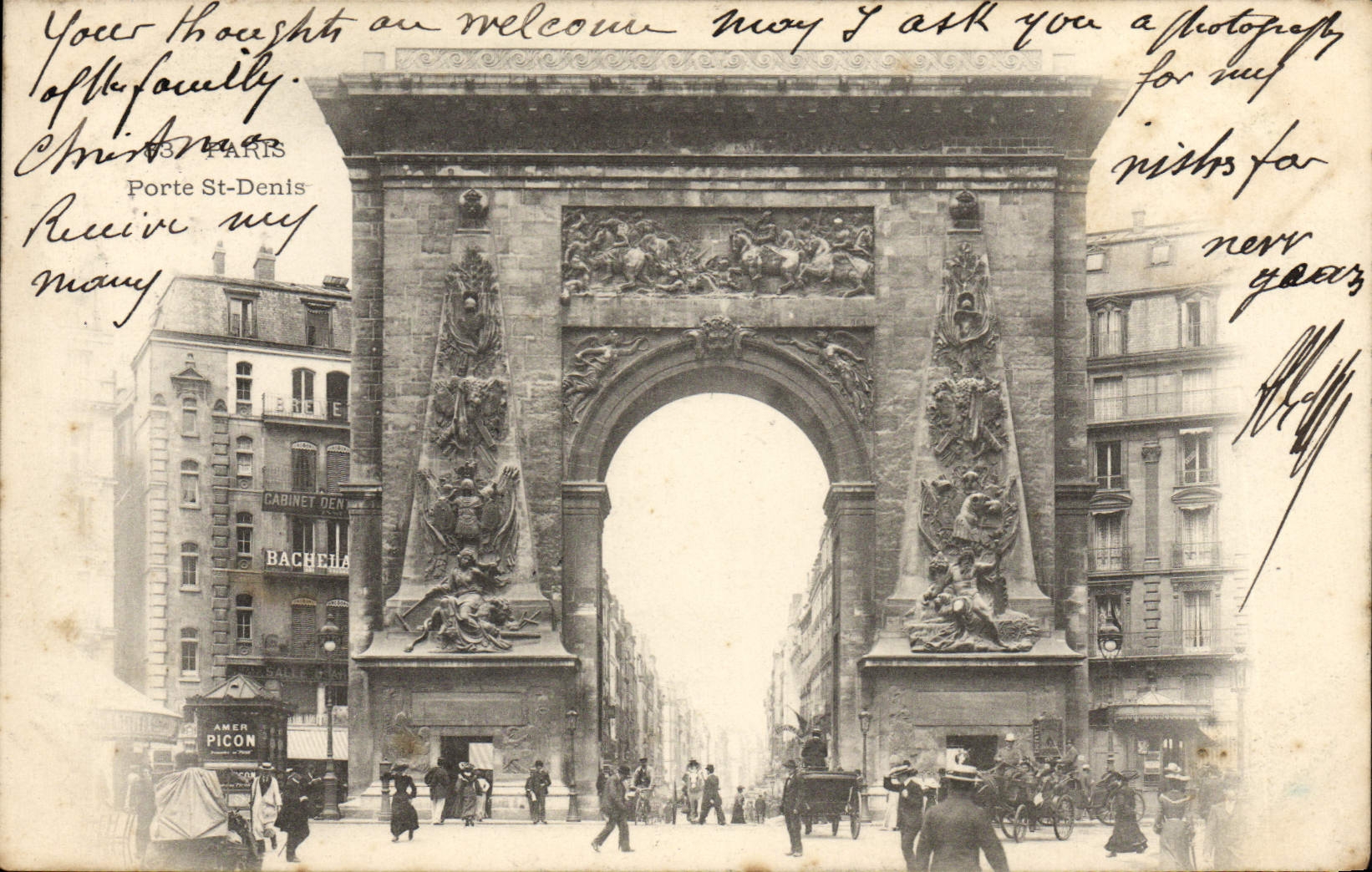 CPA Paris Porte St Denis