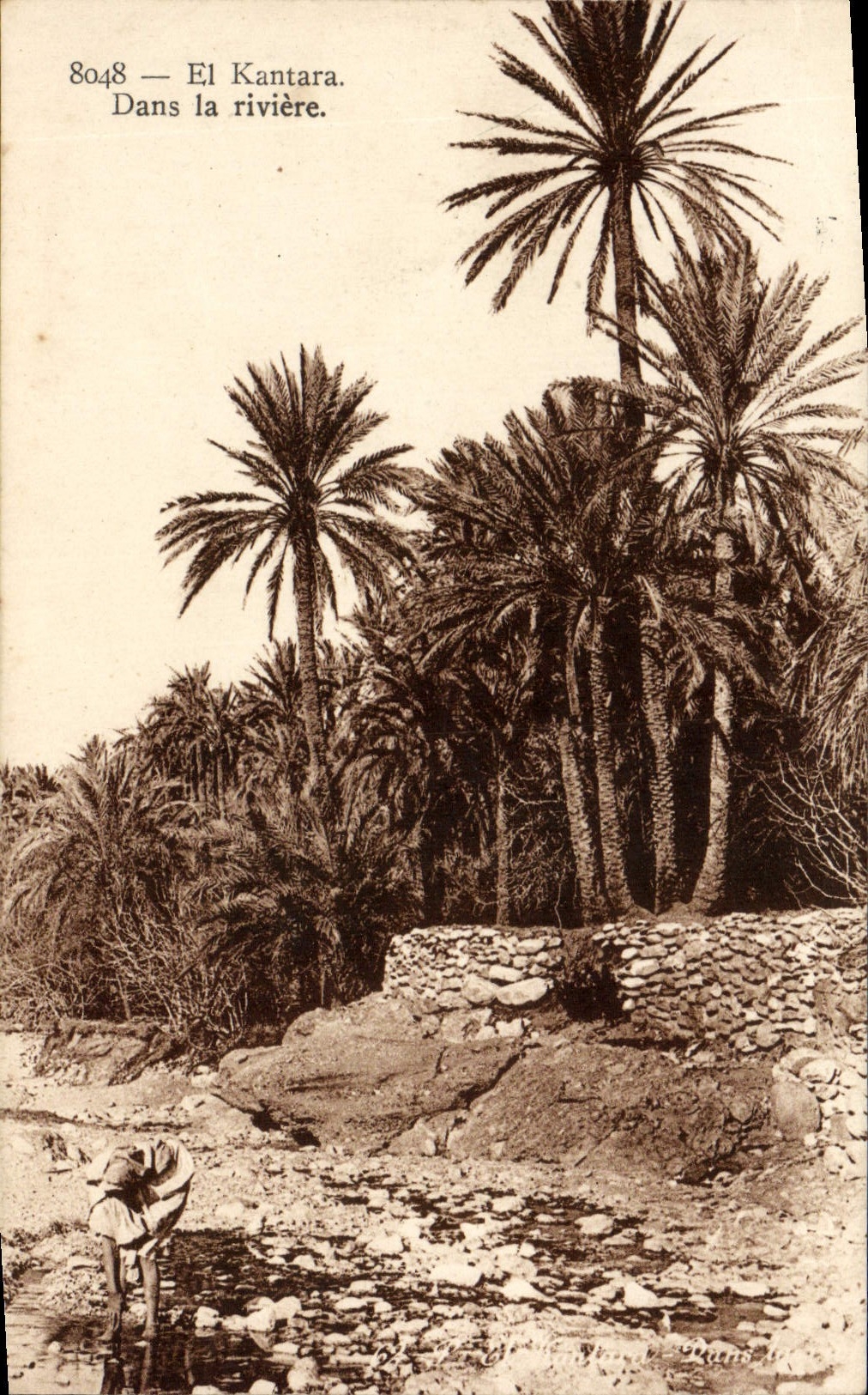 VINTAGE POSTCARD I.E.(internal excitation) Kantara In the River