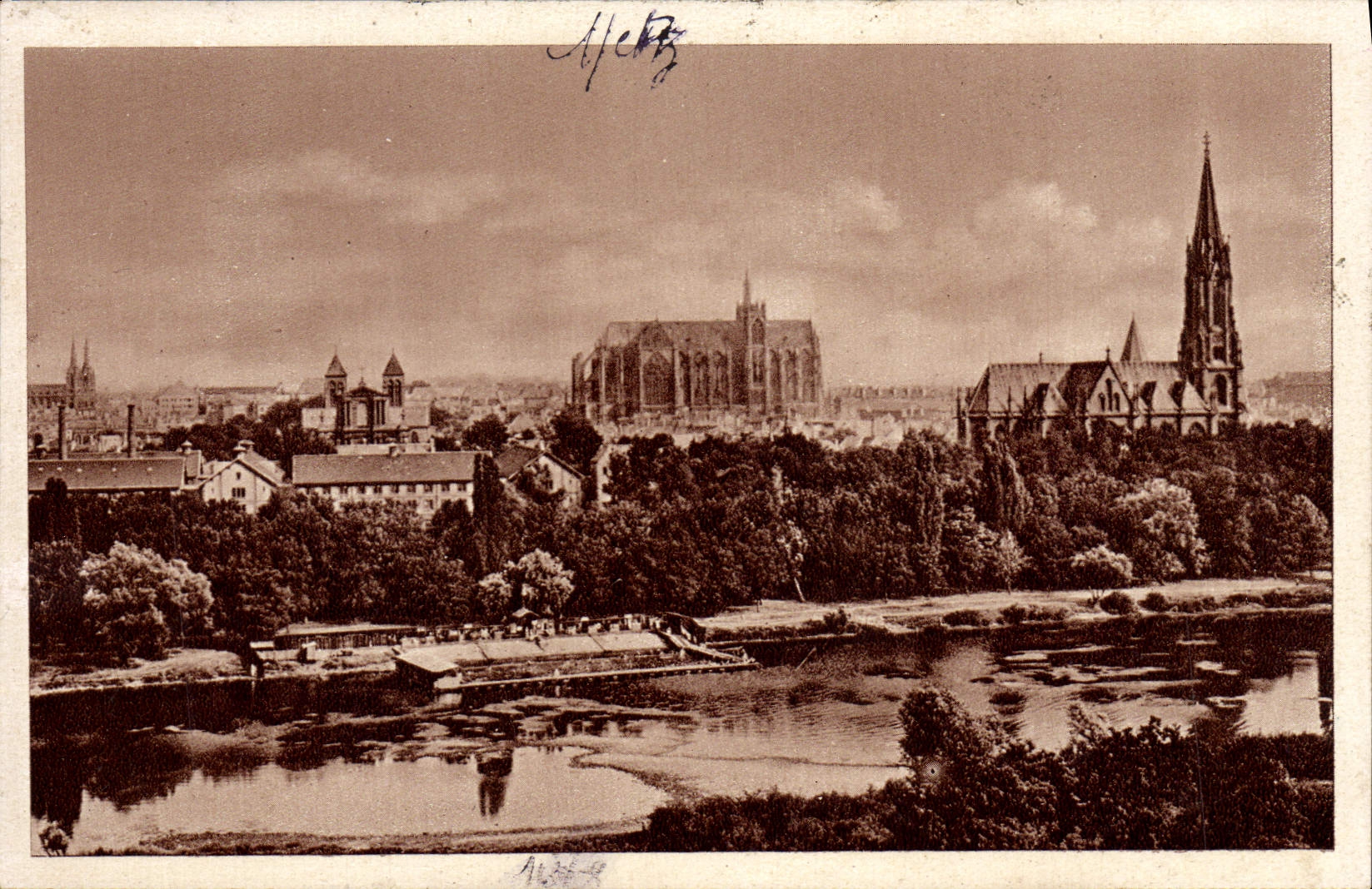 POSTAL Metz Gesamtansicht de la VENDIMIA