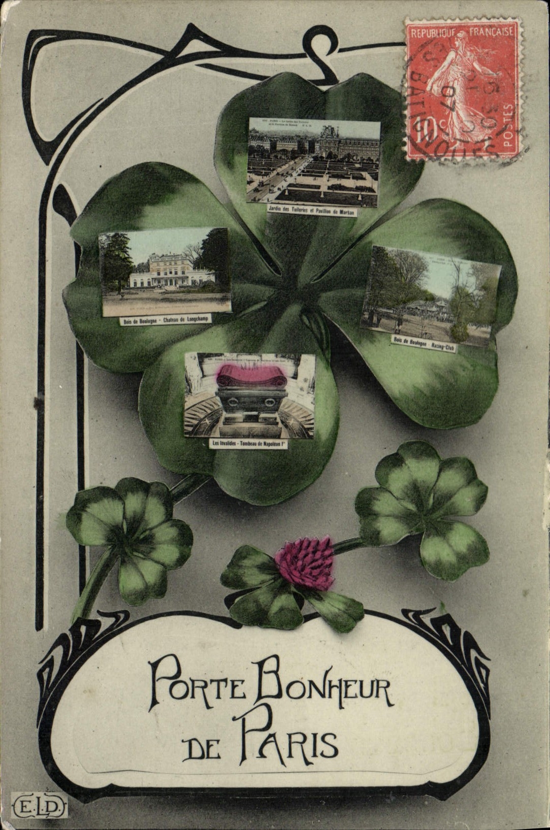 La POSTAL París de la VENDIMIA lleva felicidad