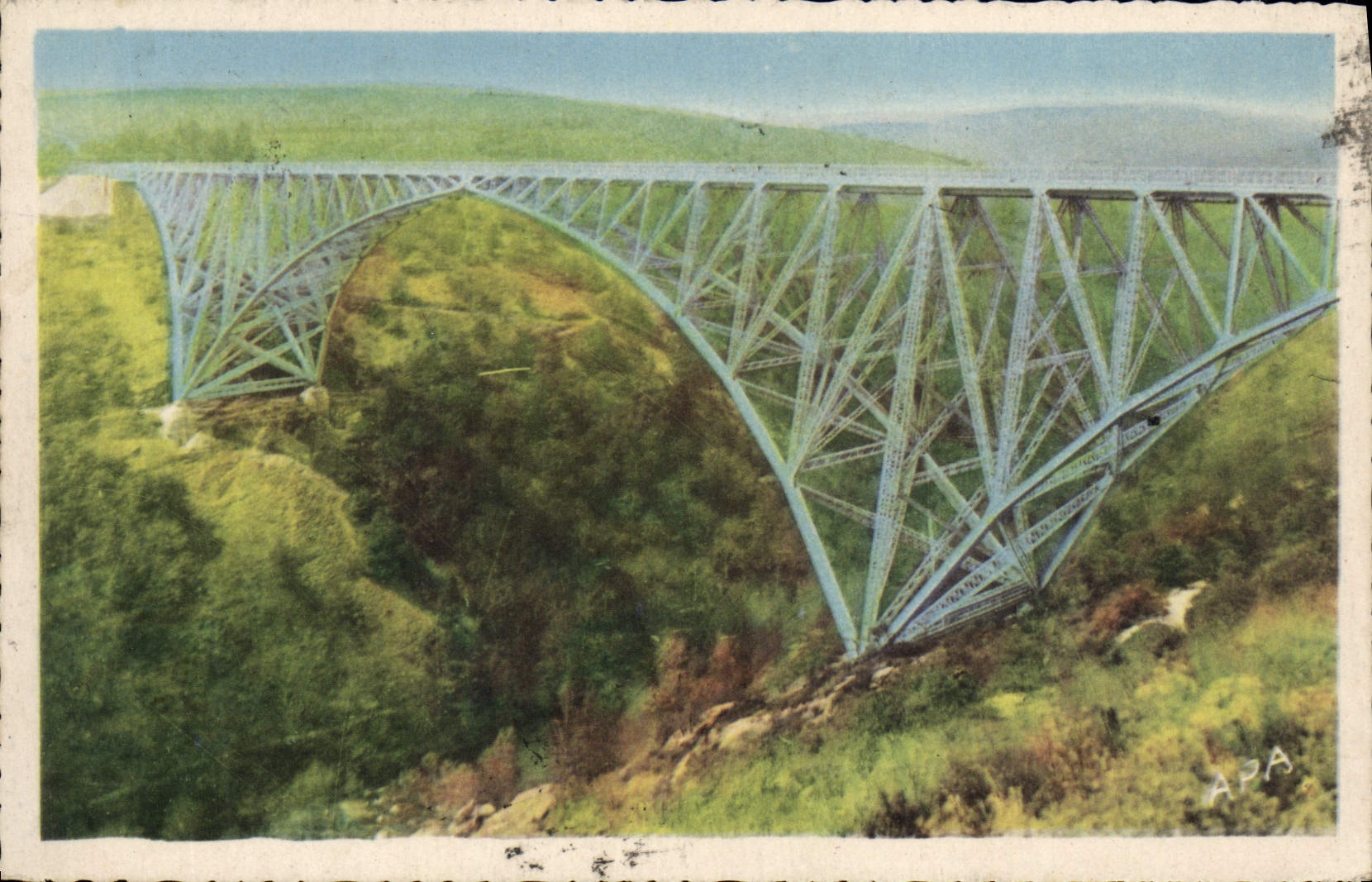 VINTAGE POSTCARD Falls Of Viaur Viaduct Of Viaur