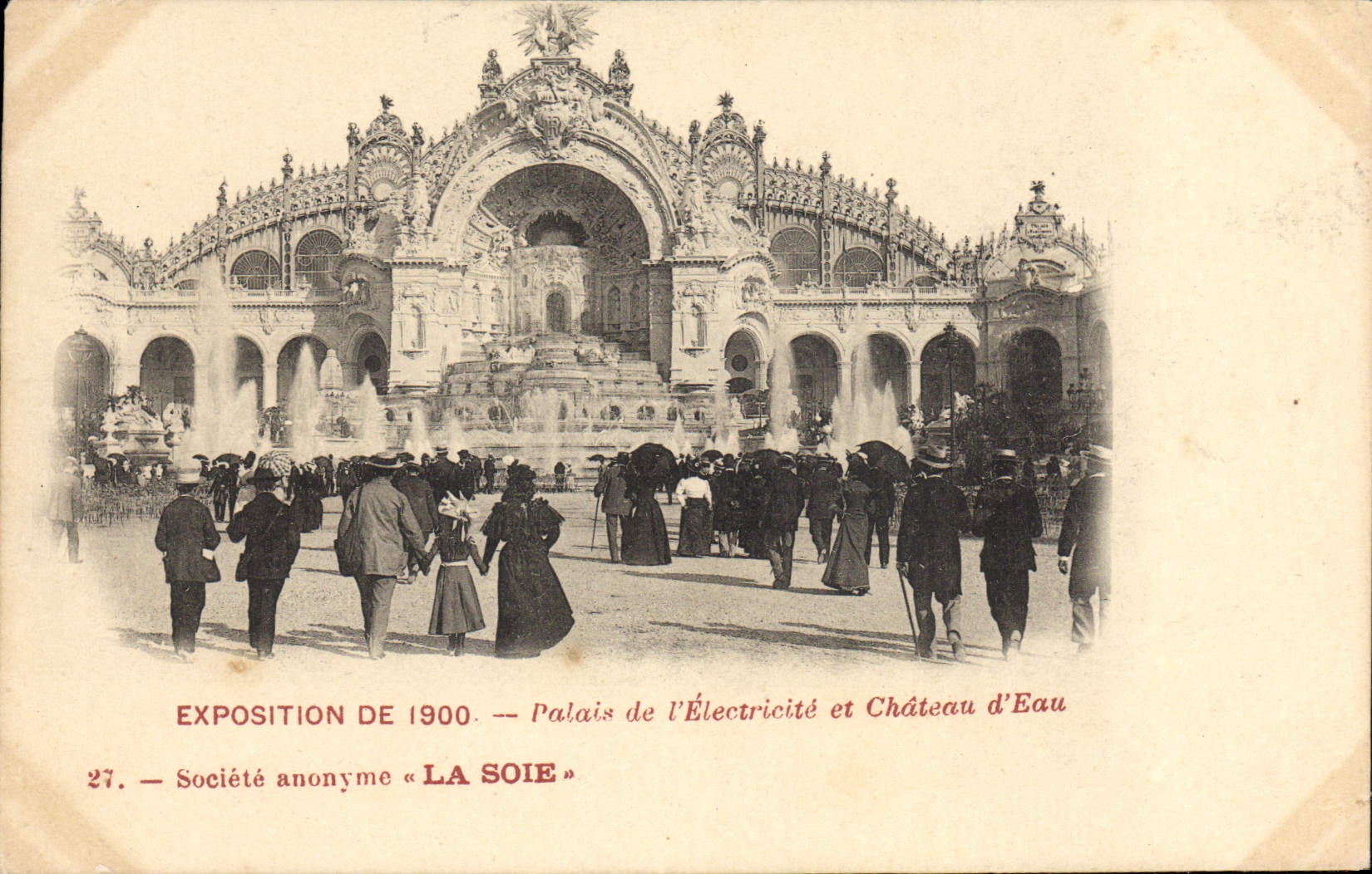 CPA Paris Exposition De 1900 Palais de L'Electricite et Chateau d'Eau