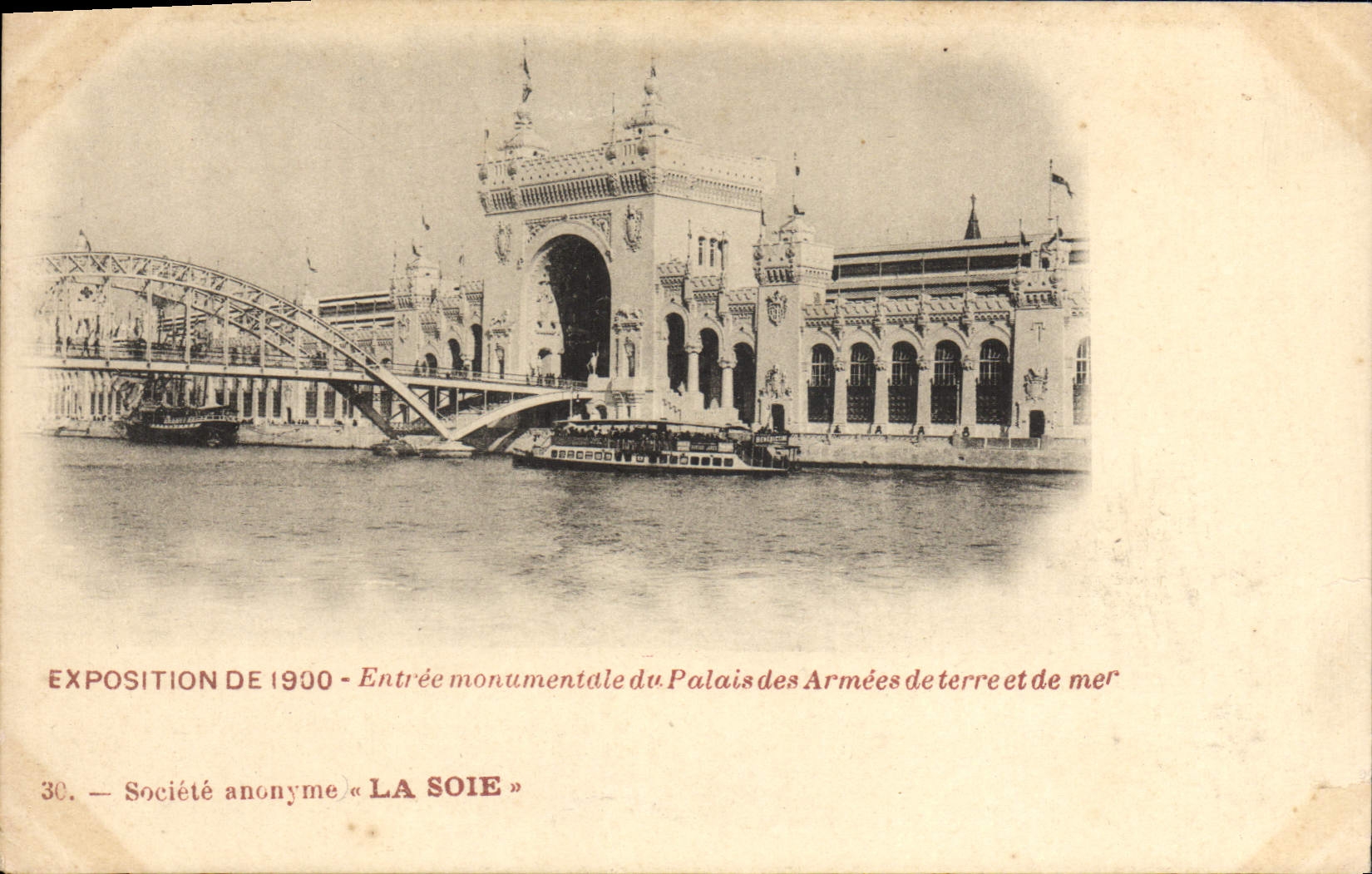 CPA Paris Exposition de 1900 Entree Monumentale du Palais des Armees De terre et de mer