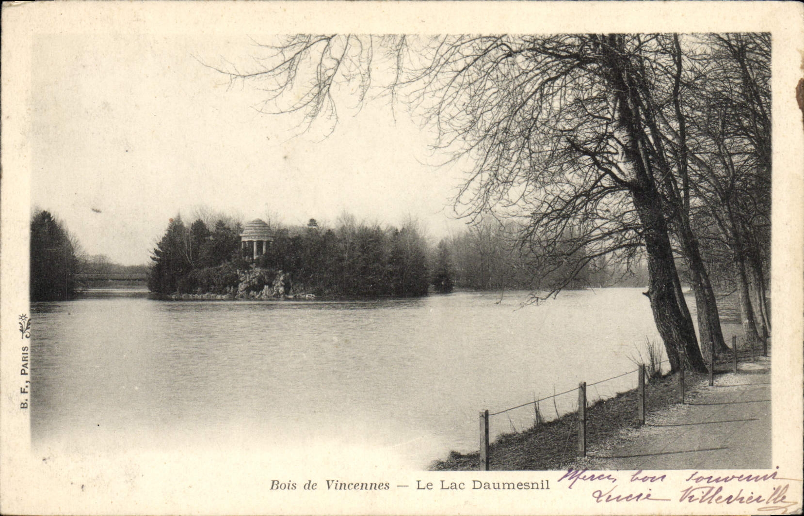 CPA Bois de Vincennes Le Lac Daumesnil