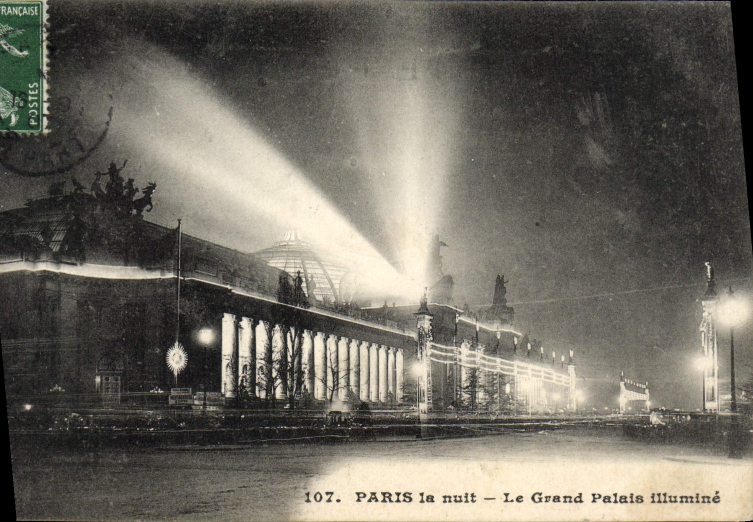 CPA Paris Le Grand Palais Illumine