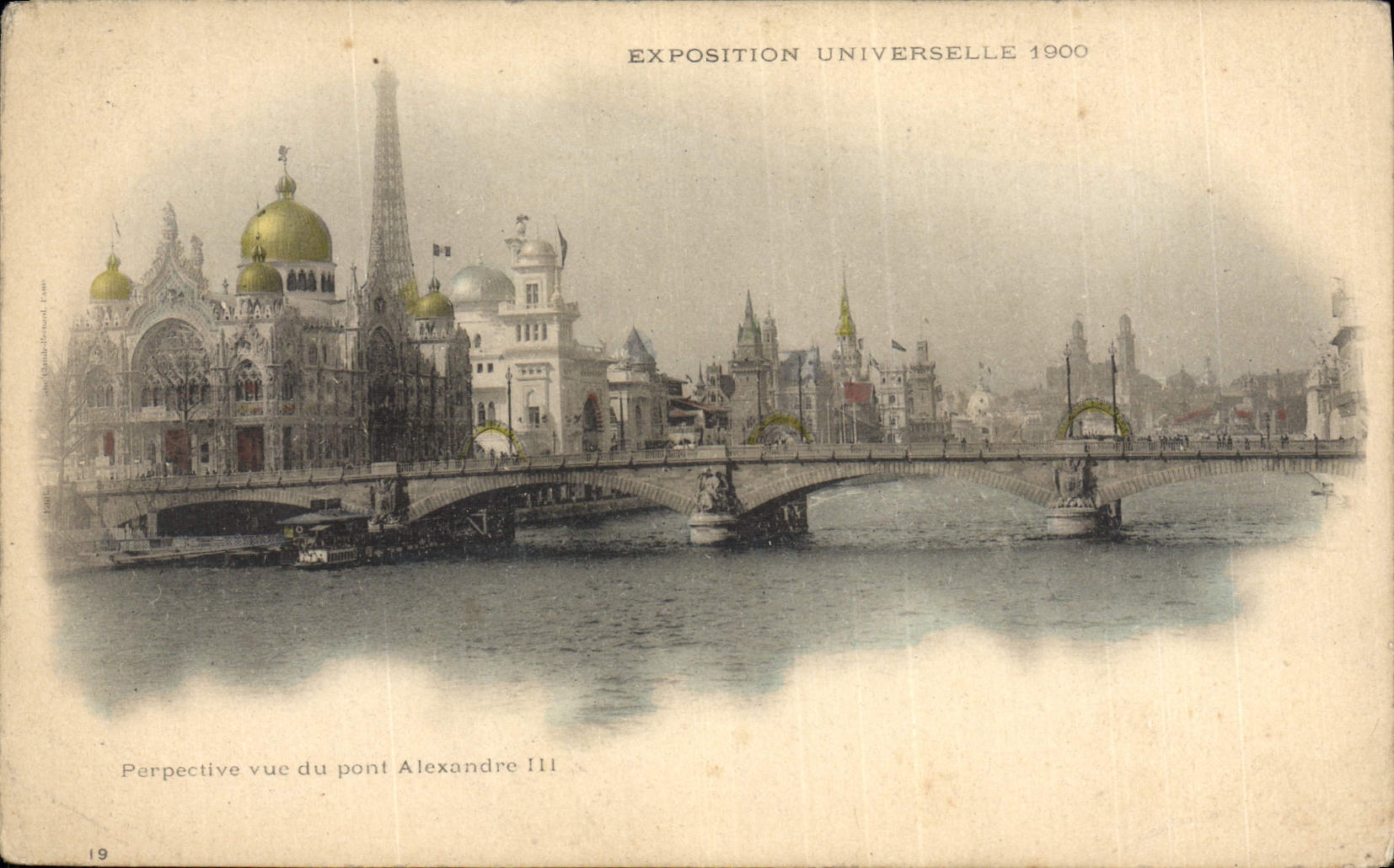CPA Paris Exposition de Paris Universelle 1900 Perspective du Pont Alexandre III