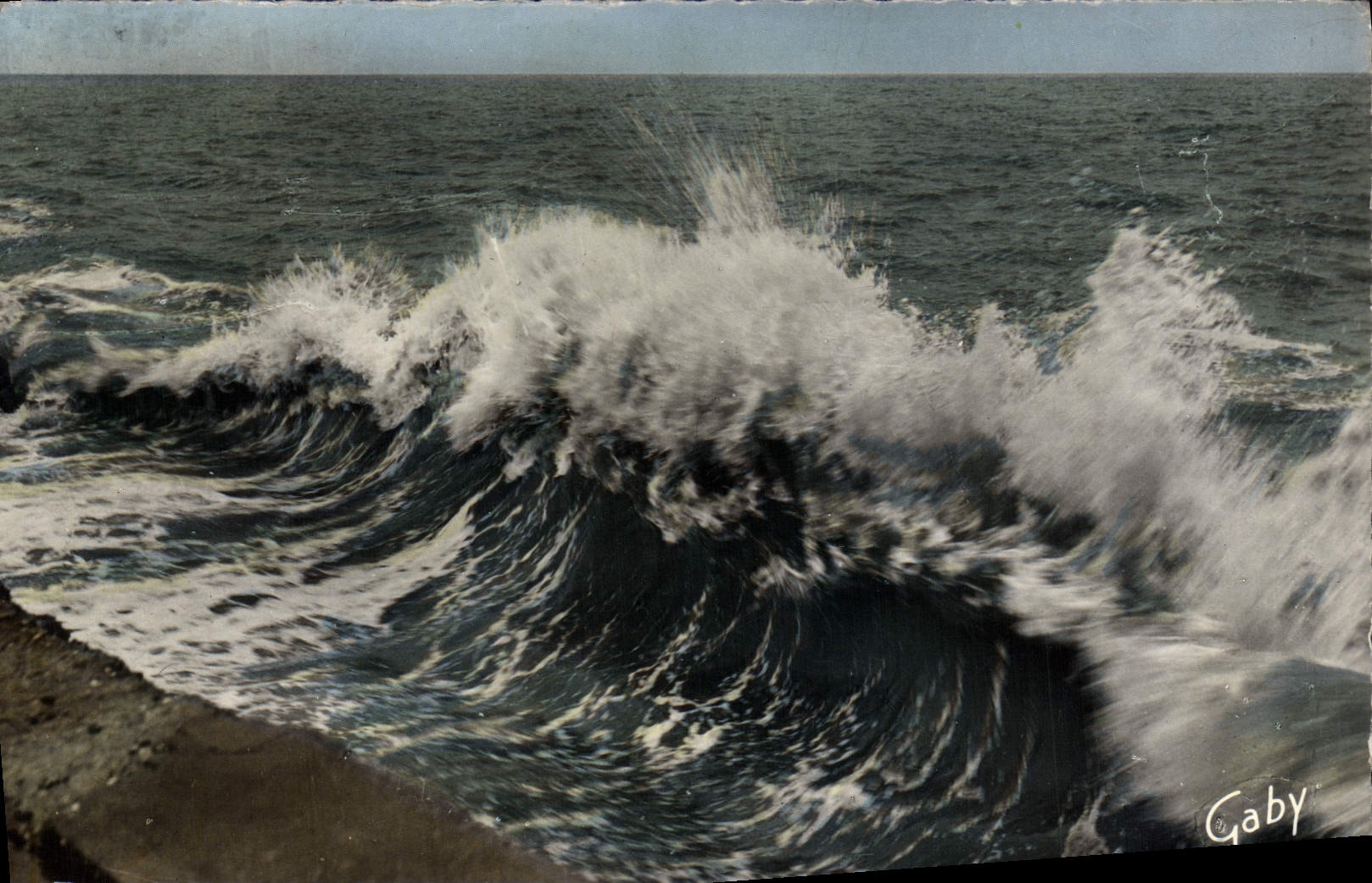 CPM La Cote Effet de vagues