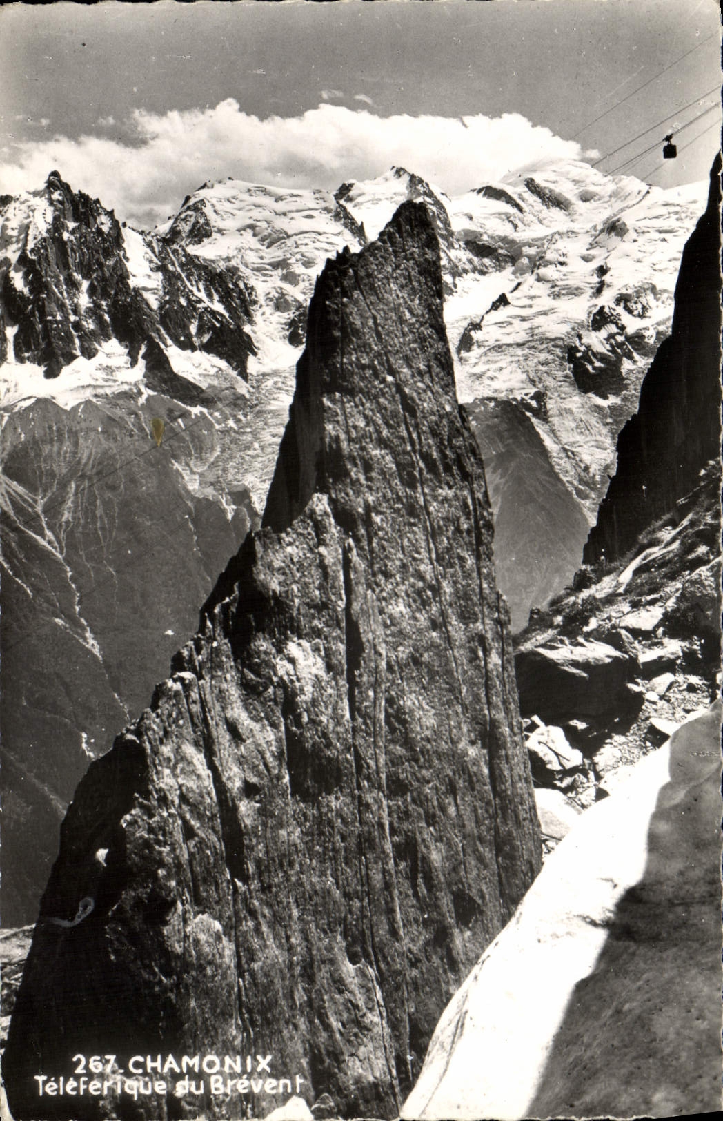POSTAL MODERNA Chamonix Teleferic de Brevent