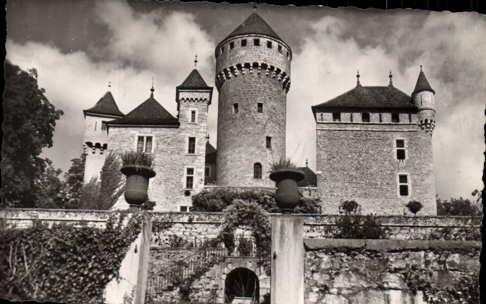 POSTAL MODERNA alrededores de la catarata de Annecy de confiar en el castillo de Montrottier