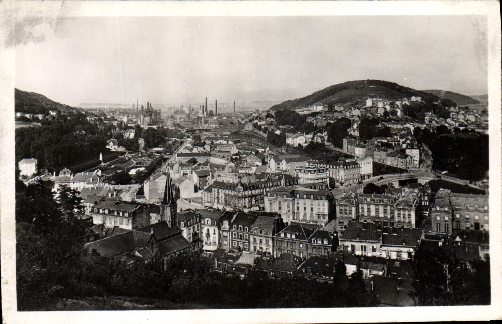 MODERN CARD Longwy View Towards Saulnes