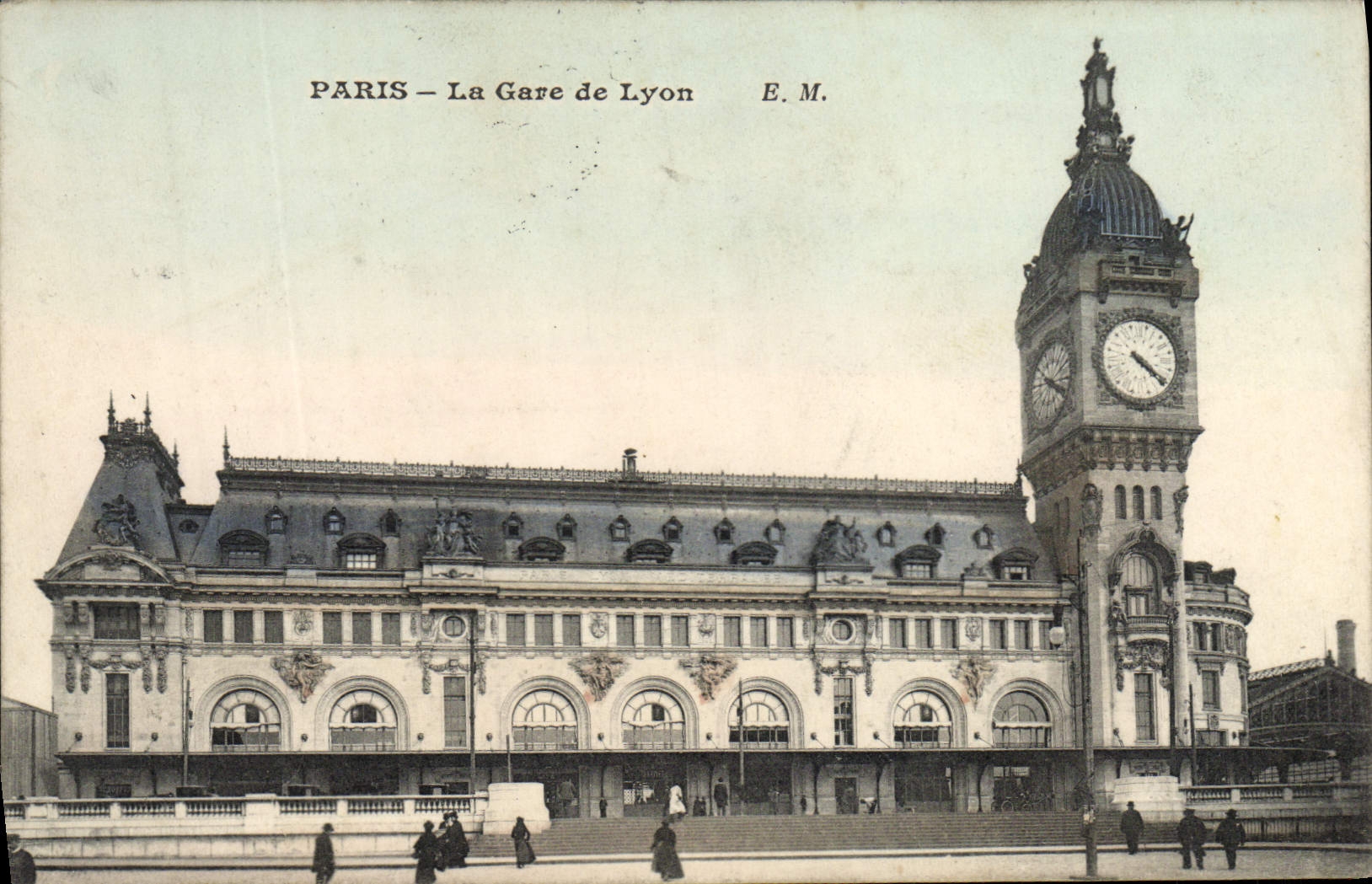 CPA Paris La Gare De Lyon
