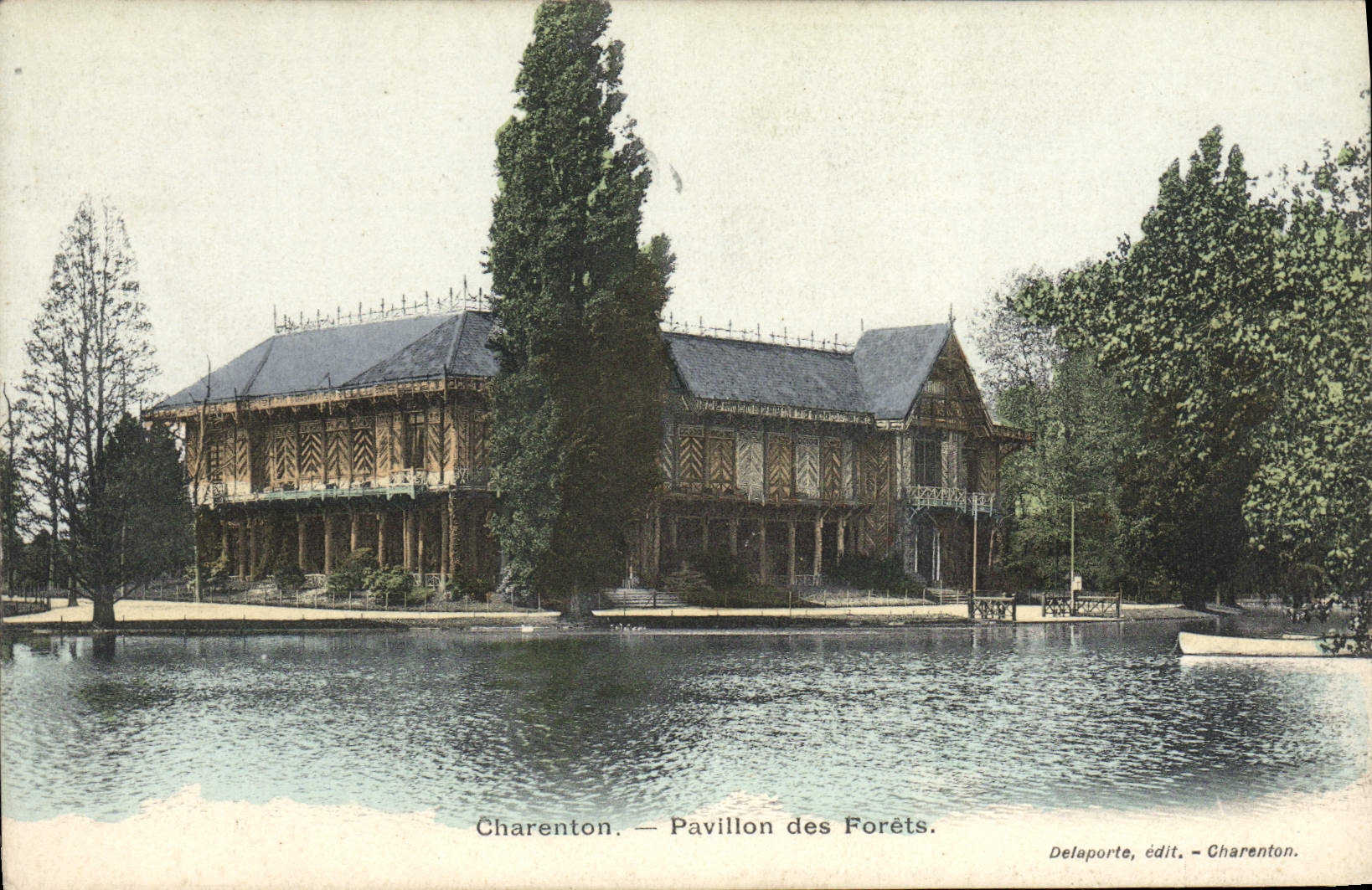 VINTAGE POSTCARD Charenton House of the Drills