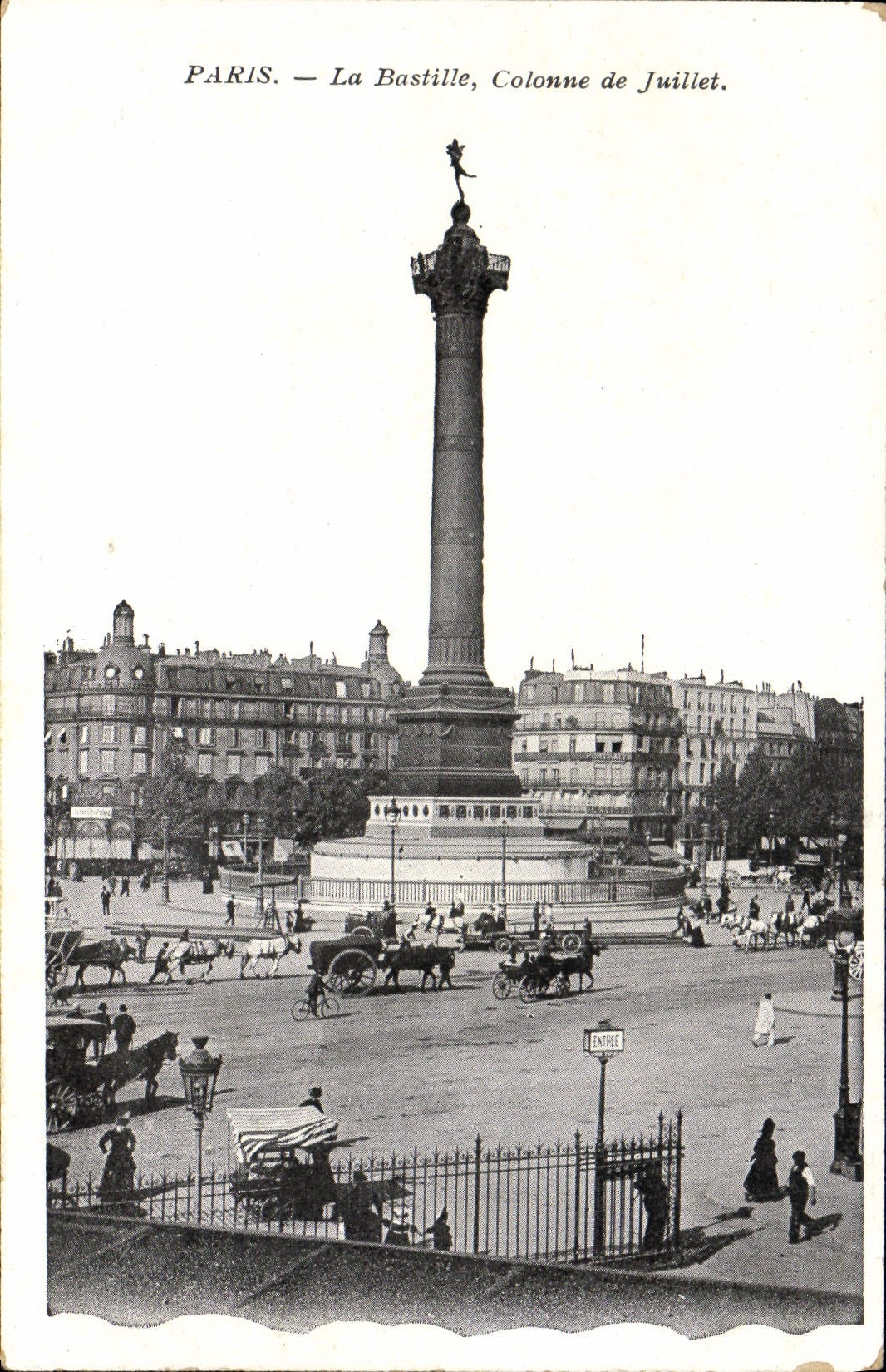 CPA Paris La Bastille Colonne de Juillet