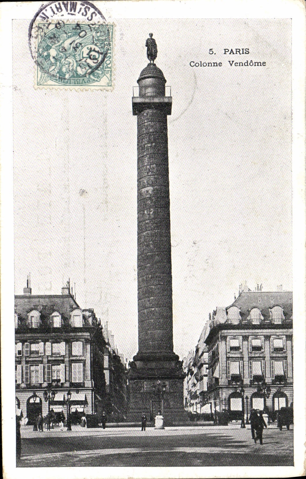 CPA Paris Colonne Vendome