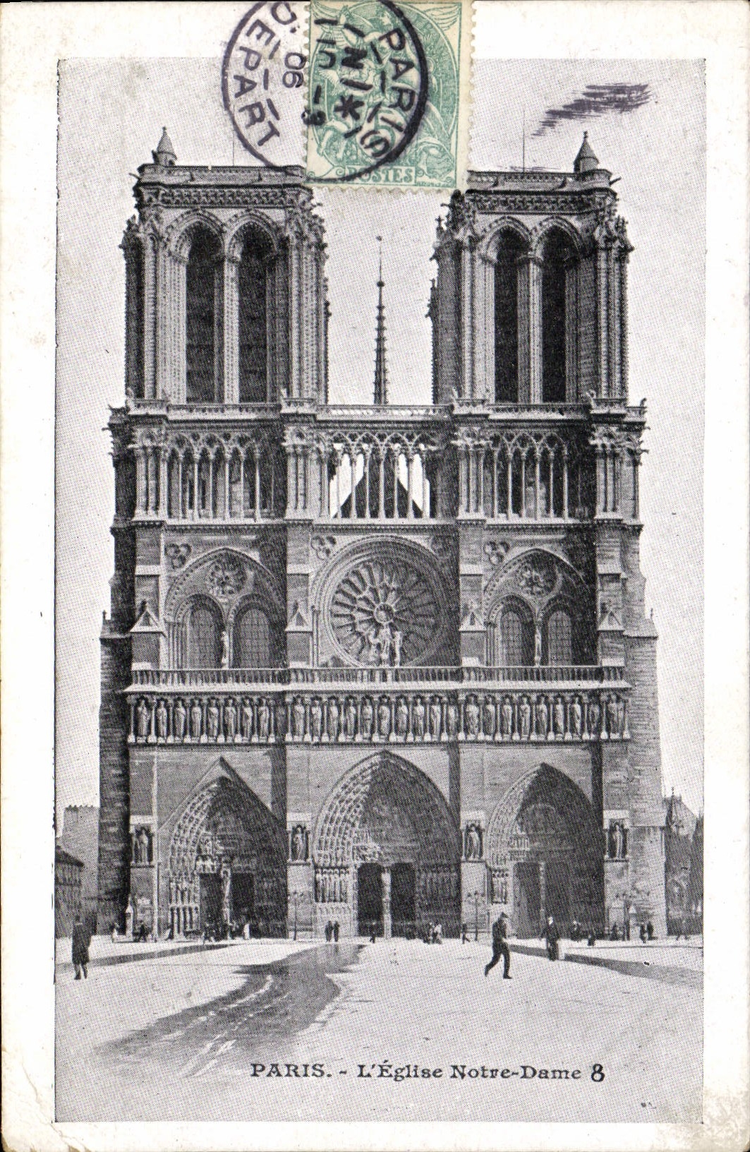 CPA Paris L'Eglise Notre Dame