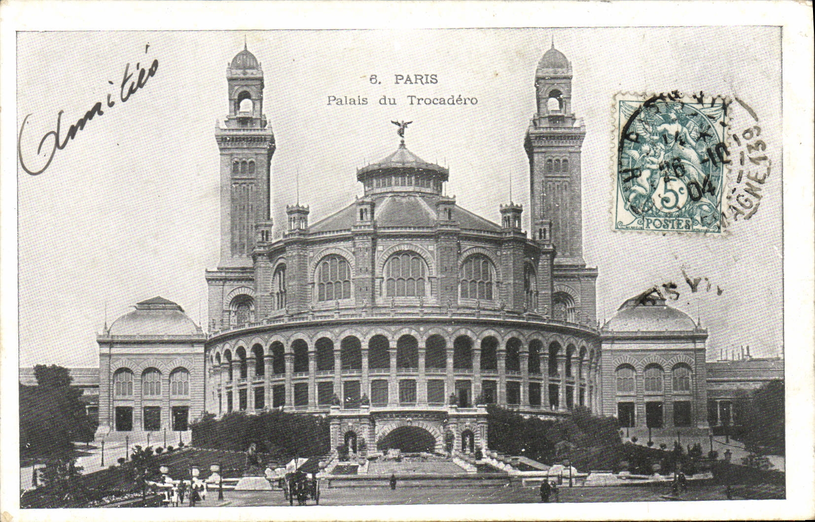 CPA Paris Palais du Trocadero