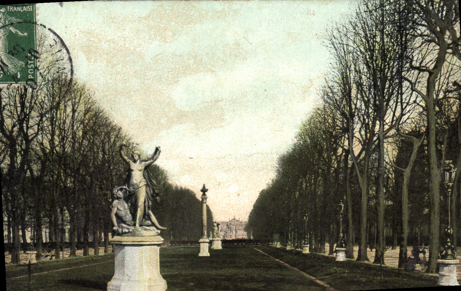 CPA Paris Avenue de l'observatoire Luxembourg